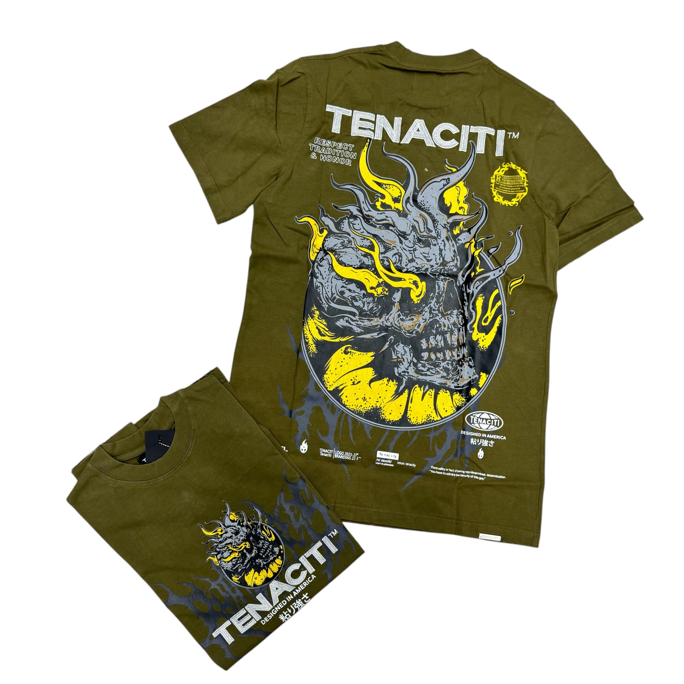 Tenaciti T-shirt Olive 1029