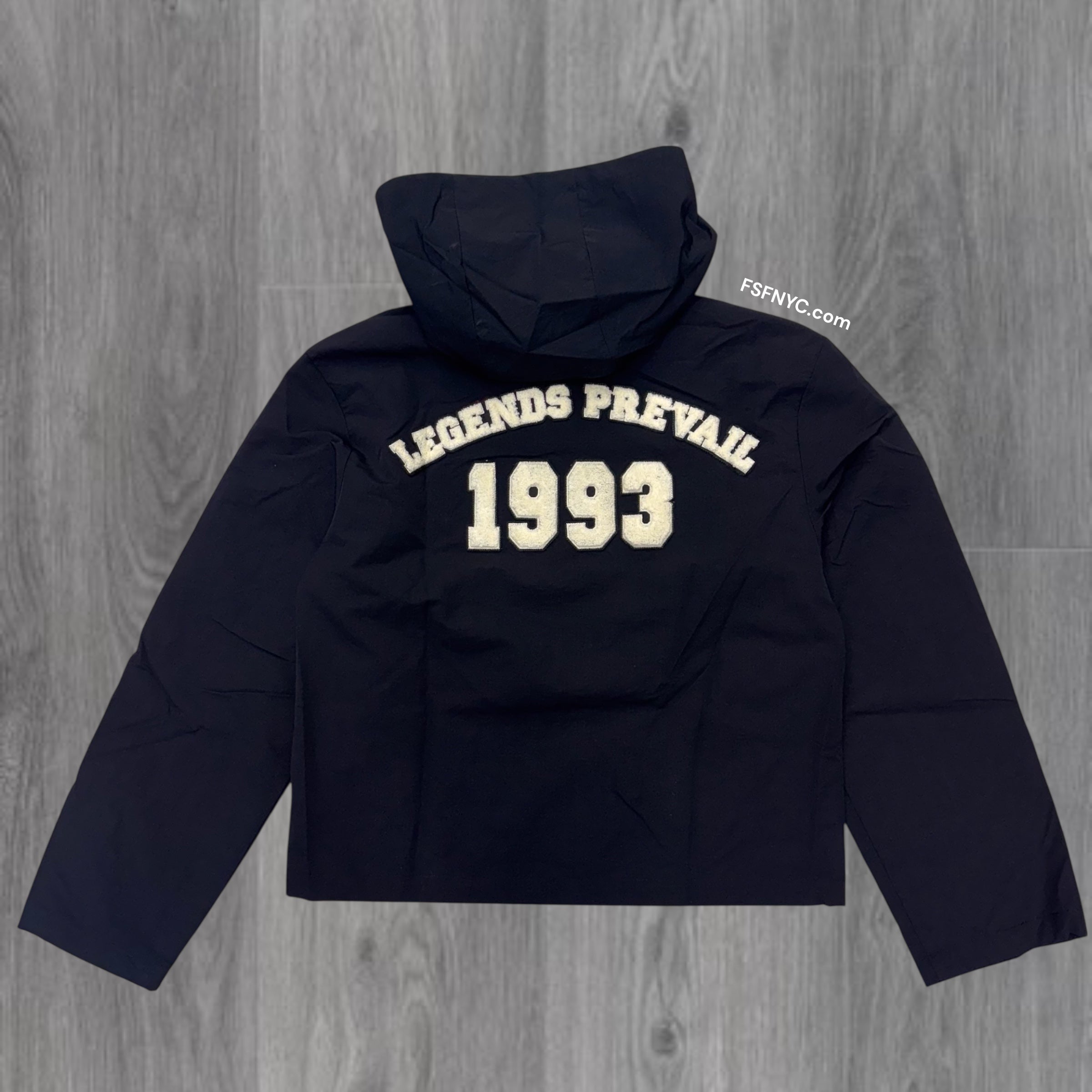 Prevail- Windbreaker “93” Zip Jacket Set - Black