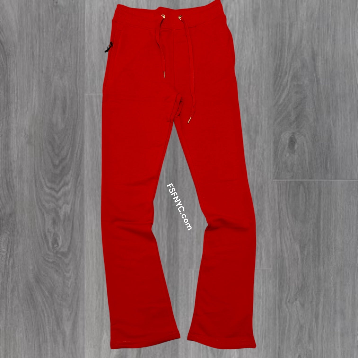 Narr - Sweat Pants Stacked - Red - P1030