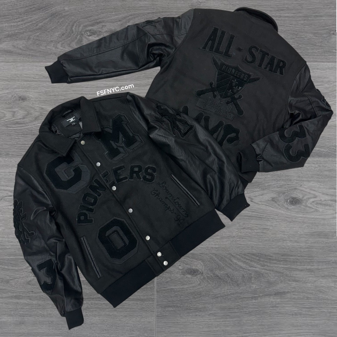 JC Pioneers Varsity Jacket Noir 91650