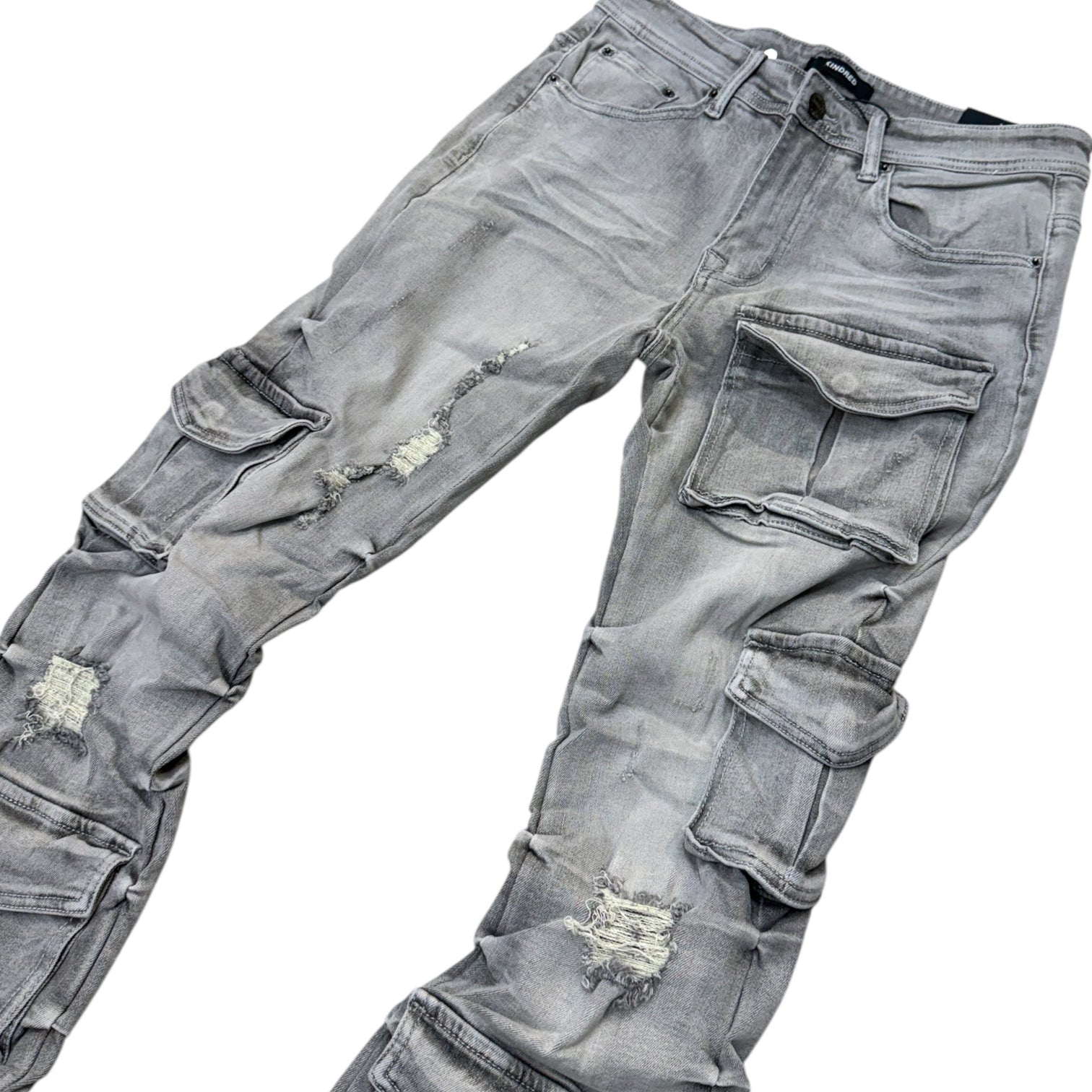 KD - Stacked Utility Denim - Grey -2056B