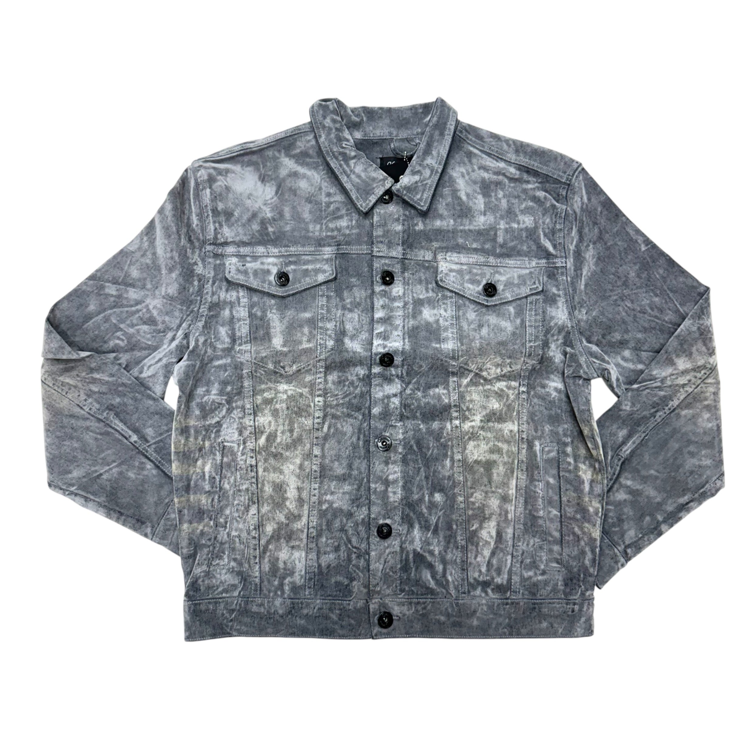 Vicious Suede Denim Jacket Grey VC552B