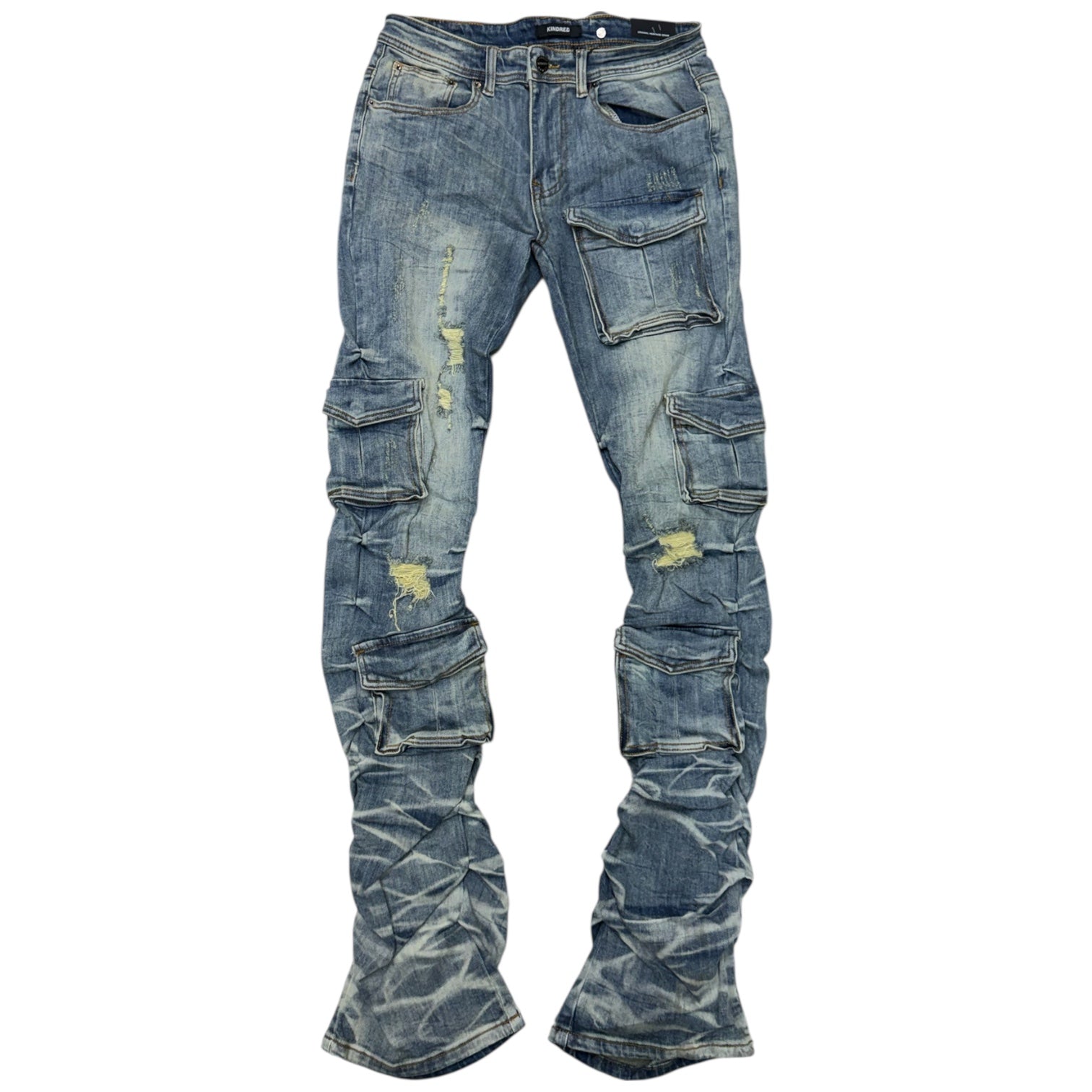 KD - Stacked Utility Denim - smoke Blue -2056B