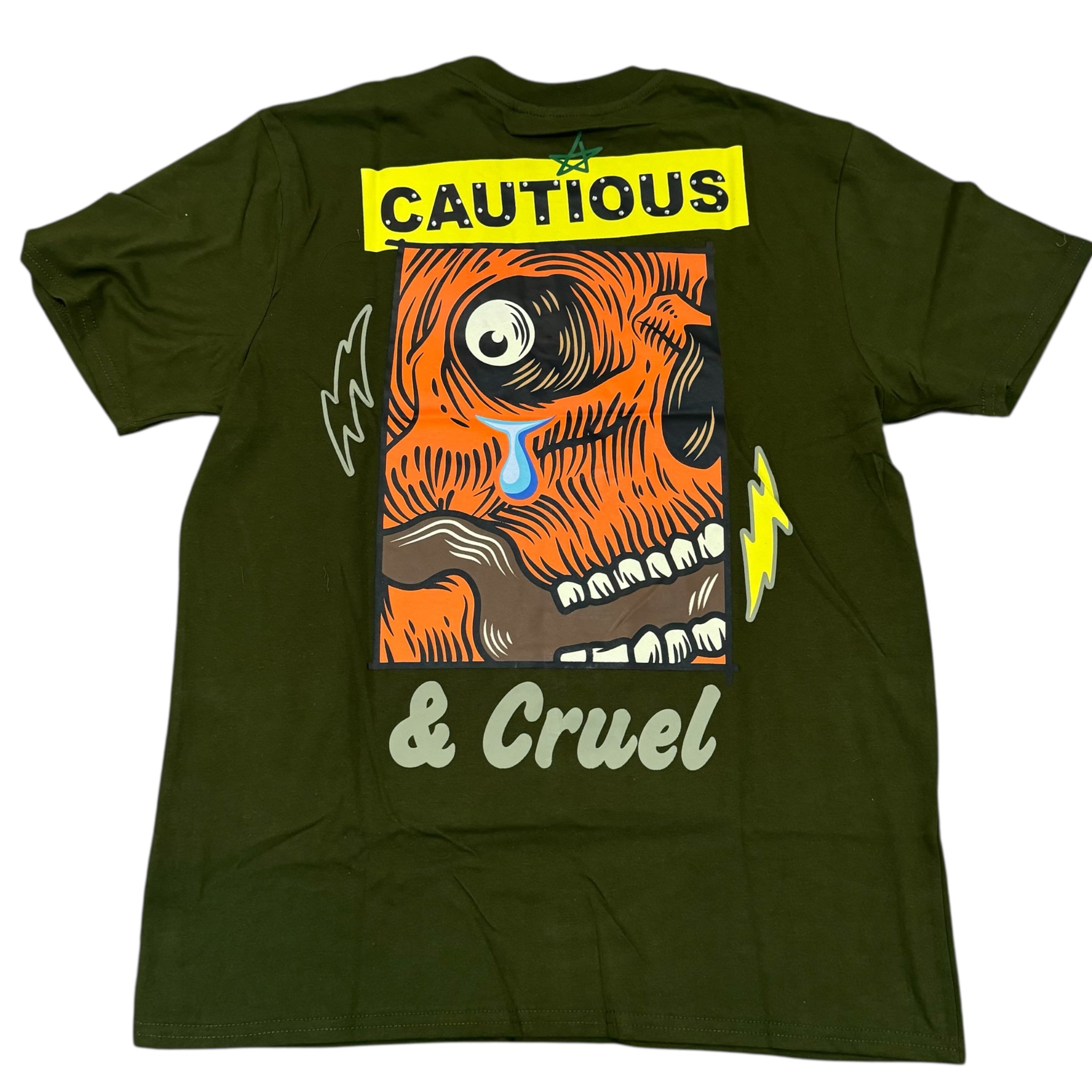Rebel Cautious T-shirt Olive 115