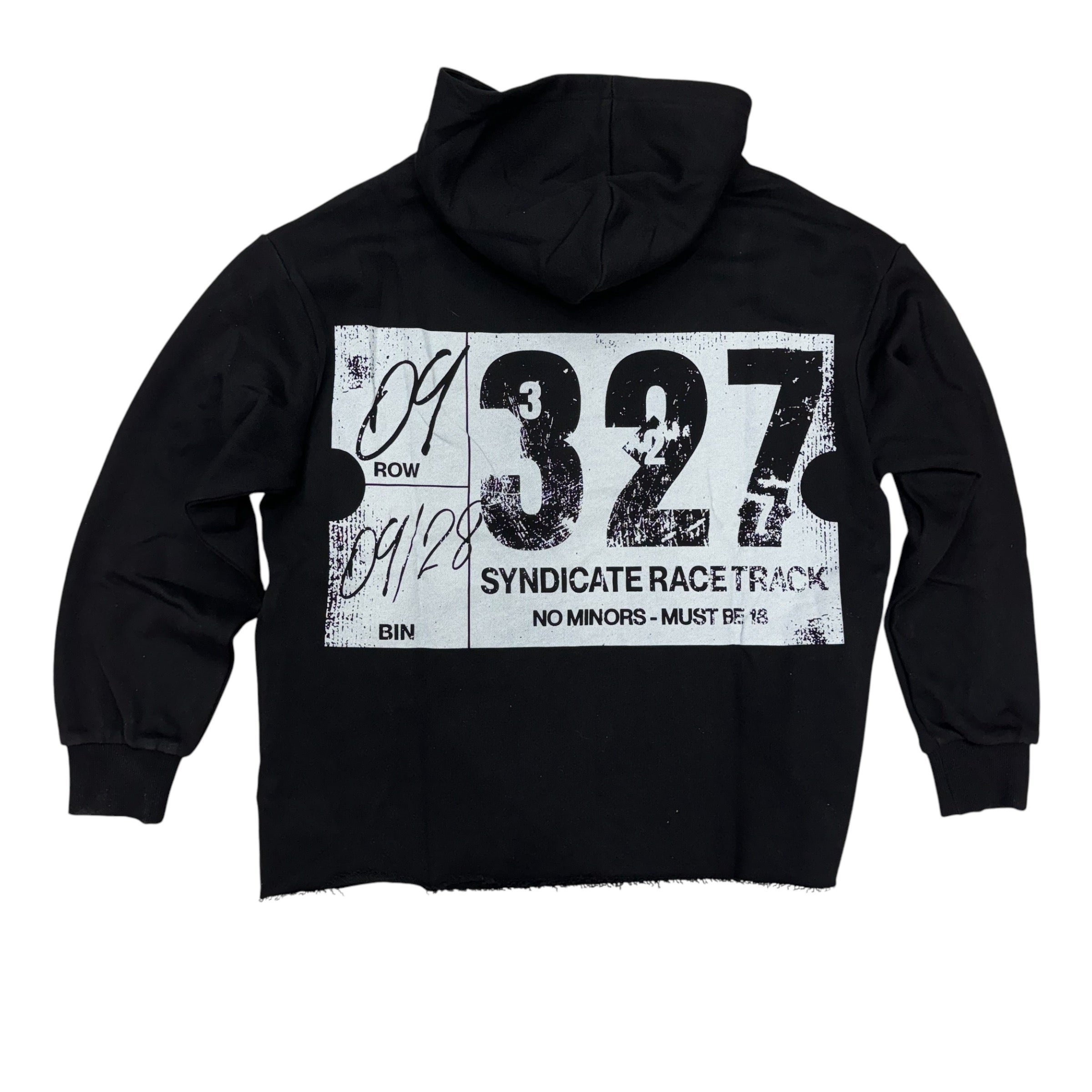 SYN Narcan Crop Hoodie Black SCH17