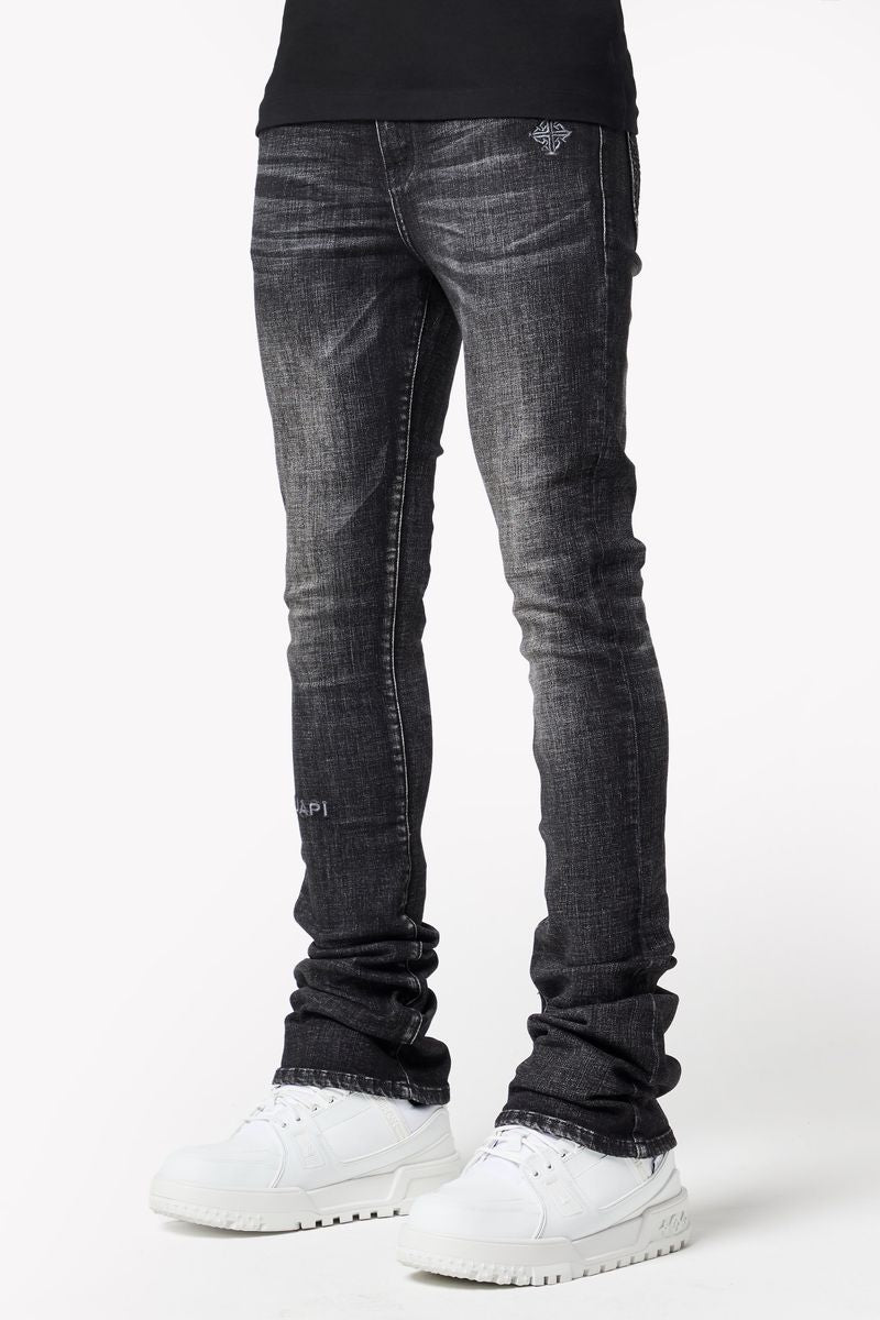 Guapi Stacked Basics Denim Iron Grey