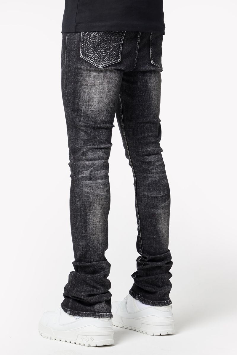 Guapi Stacked Basics Denim Iron Grey