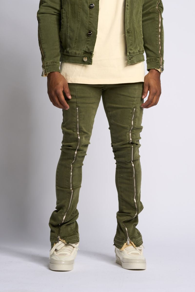 Pheelings Stacked Withdrawn Denim Olive 2453