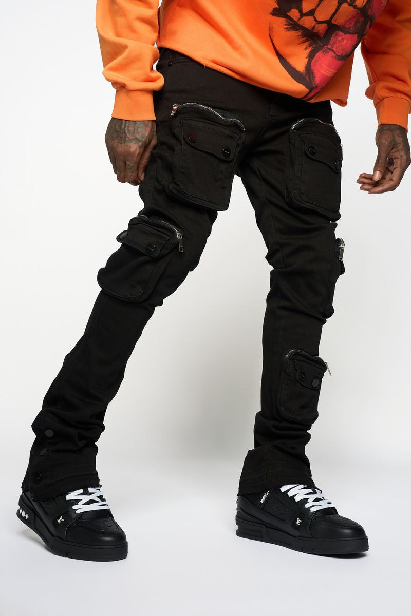 Pheelings Stacked Journey utility Denim Jet Black 2476