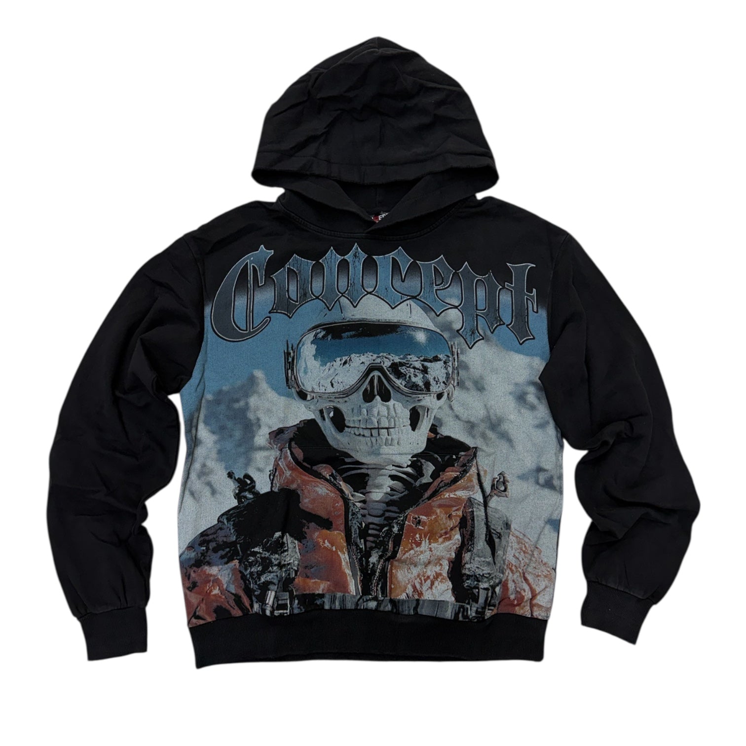 Concept - Skier Hoodie - Black Wash