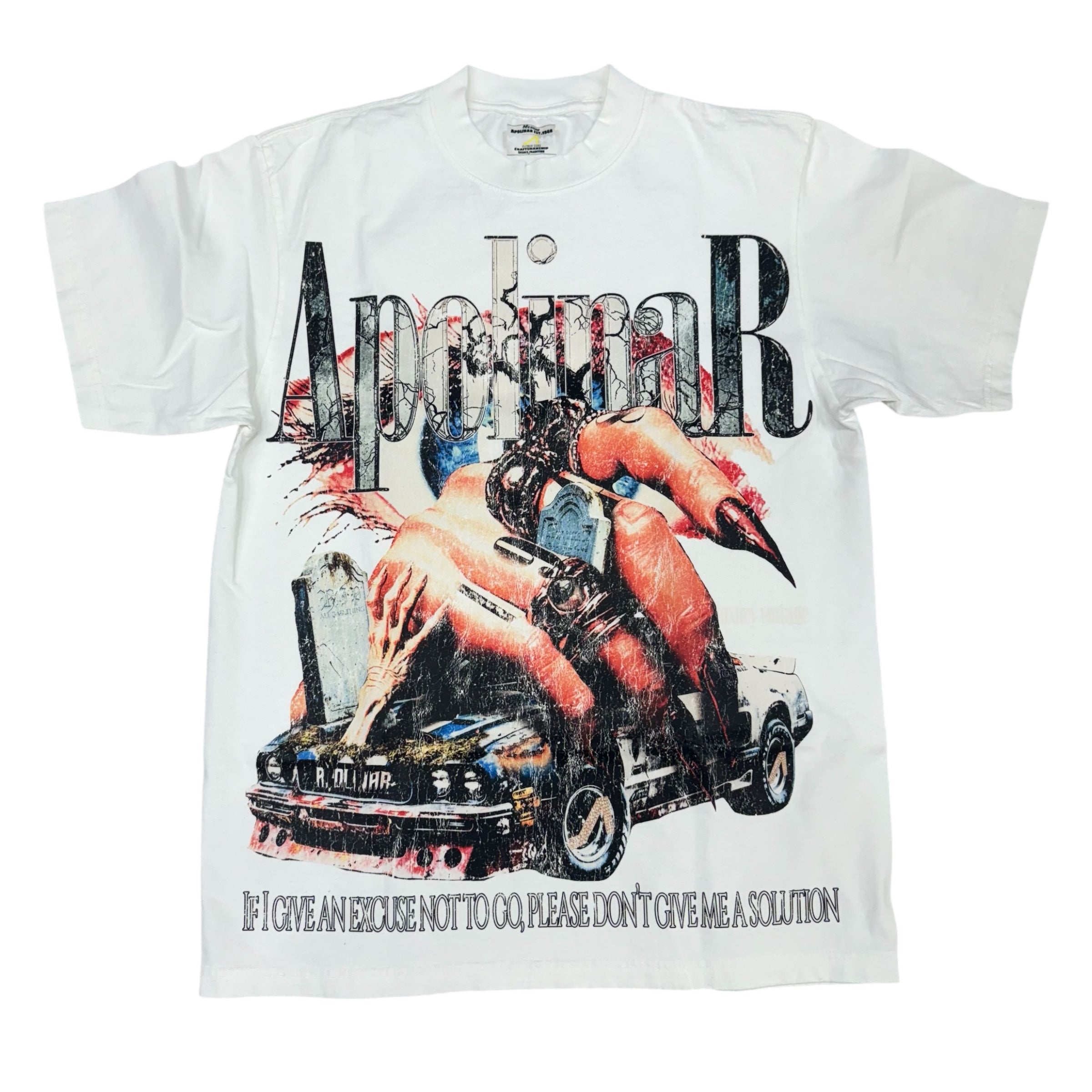 Apo Soultion Graphic T-shirt white