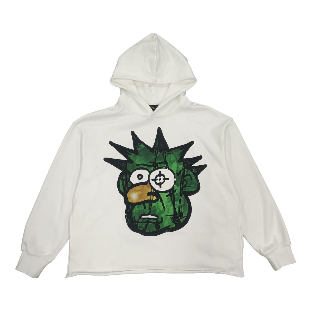 SYN Barbed Hoodie White Green