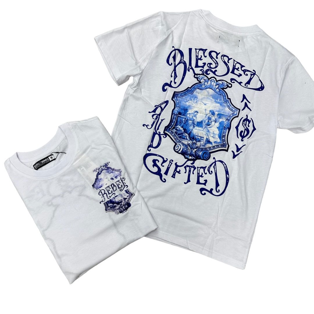 Rebel Blessed gifted T-shirt white 178