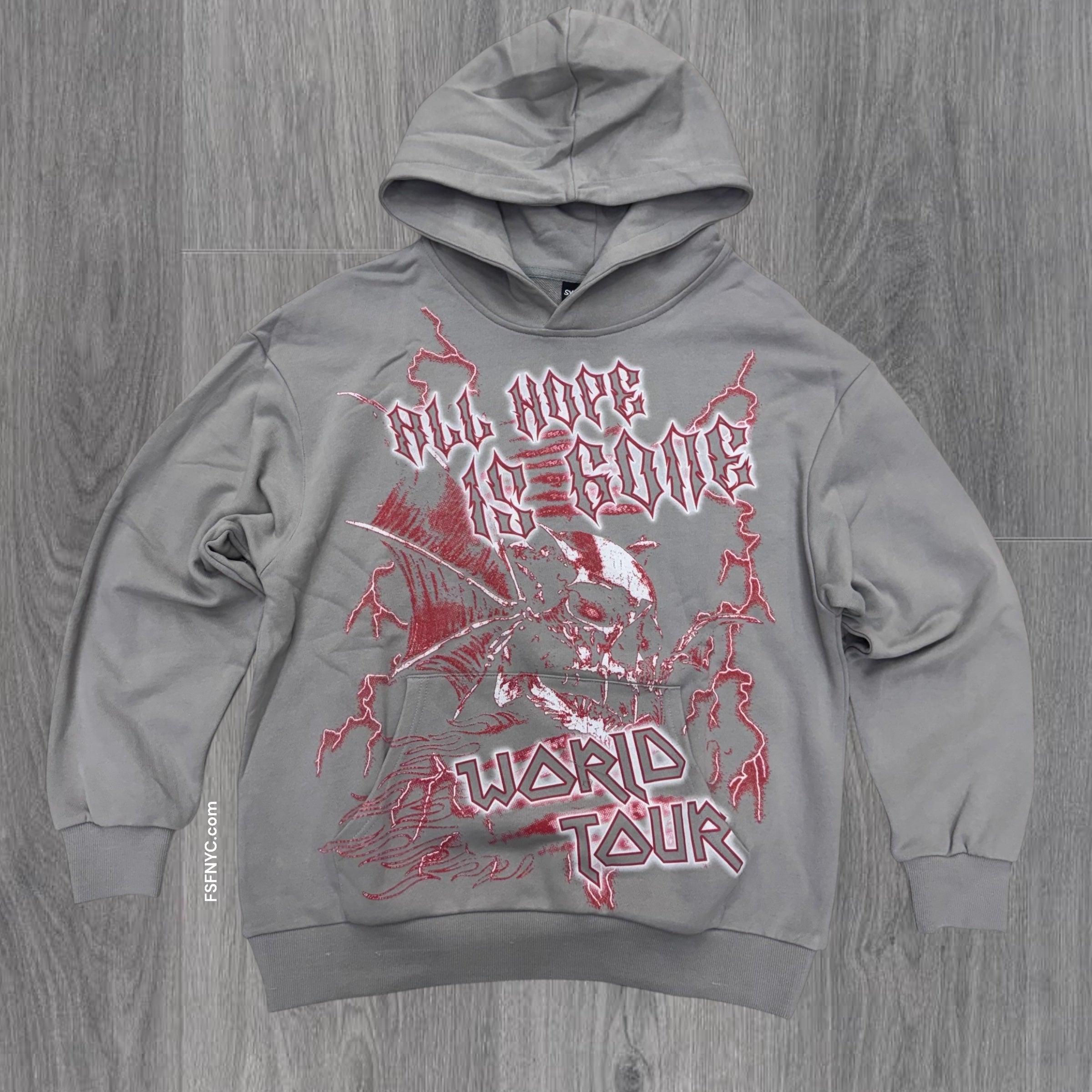 SYN World Tour Hoodie Grey