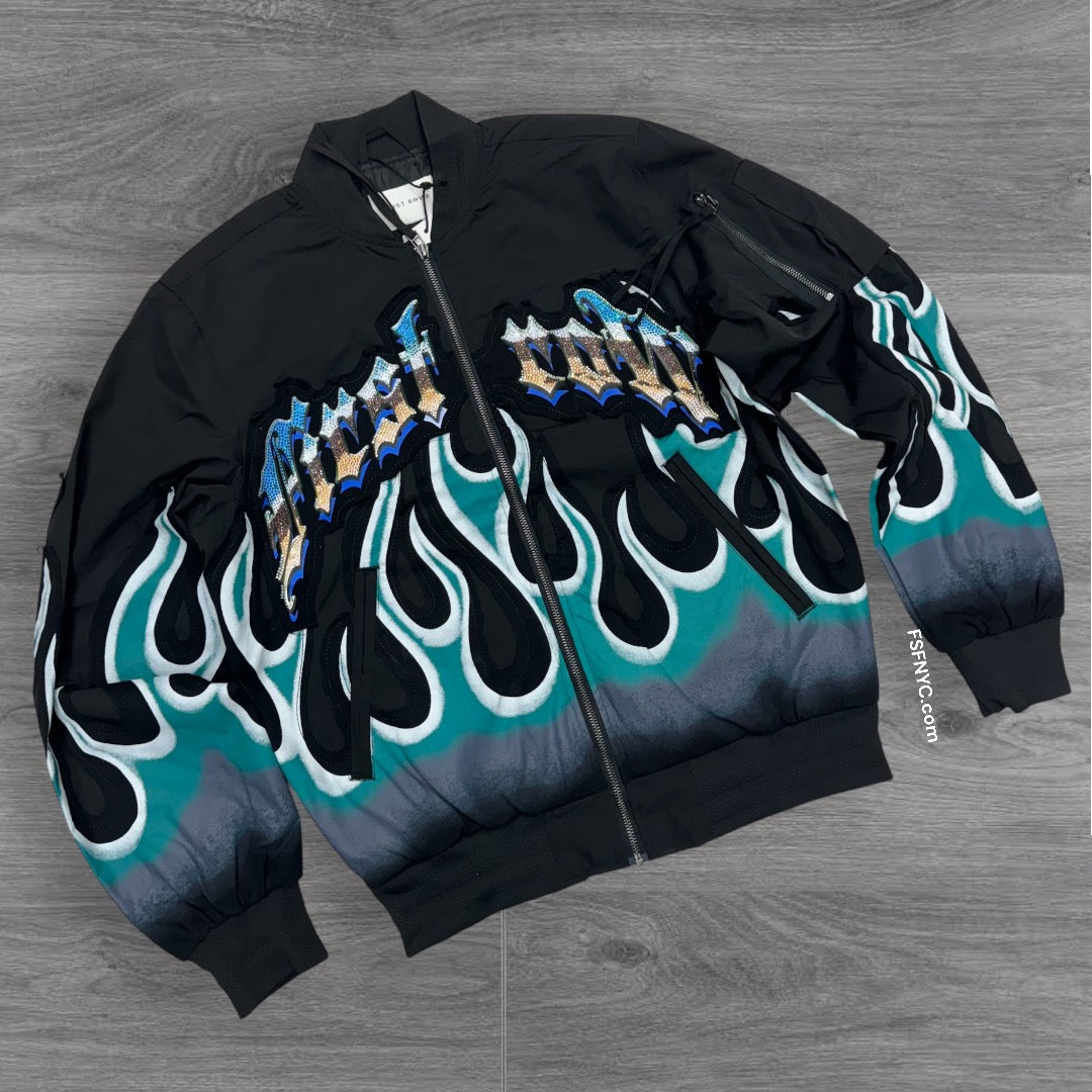 FR FreeDome Flight jacket Black Mint