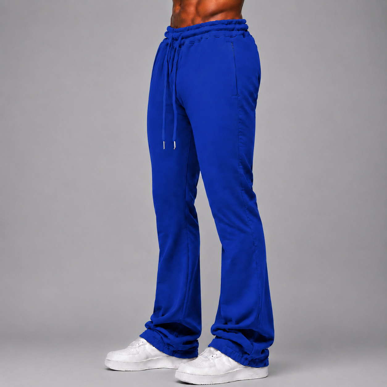 Narr - Stacked Sweat Pants - Royal - P1030