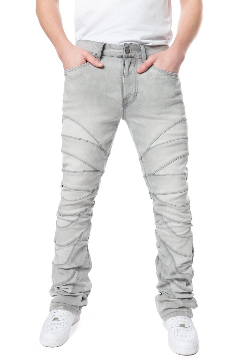 Rise Stacked Moon Denim C.Grey 24531