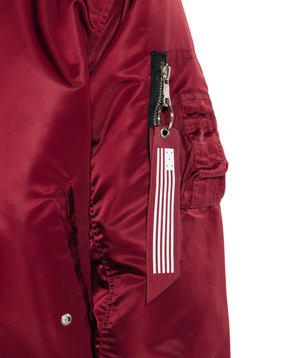 Rise MA1 Flight Jacket Burgundy 20790R