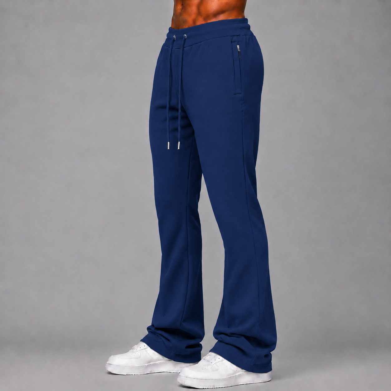 Narr - Stacked Sweat Pants  - Navy - P1030
