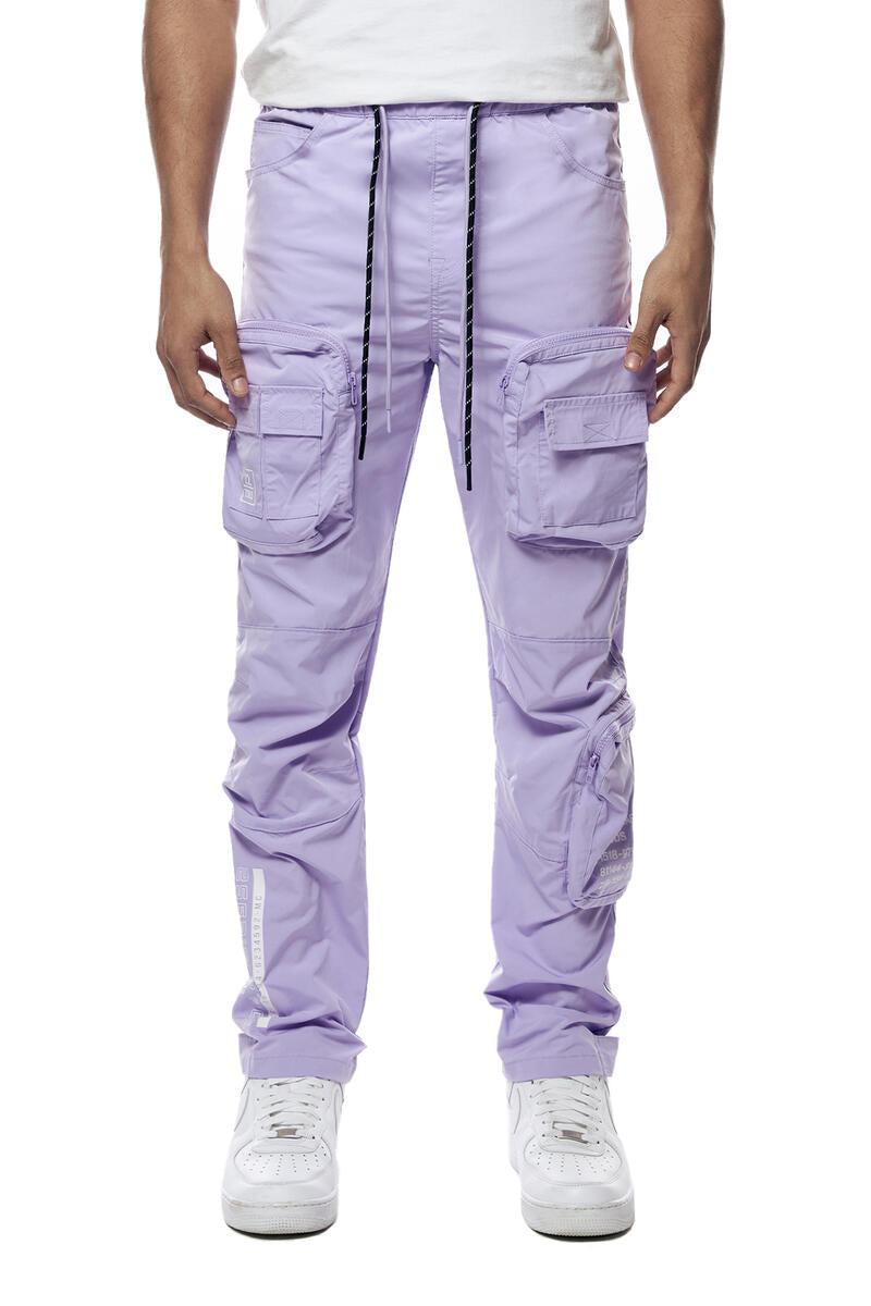 Rise Nylon Cargo Pants Voilt 23182