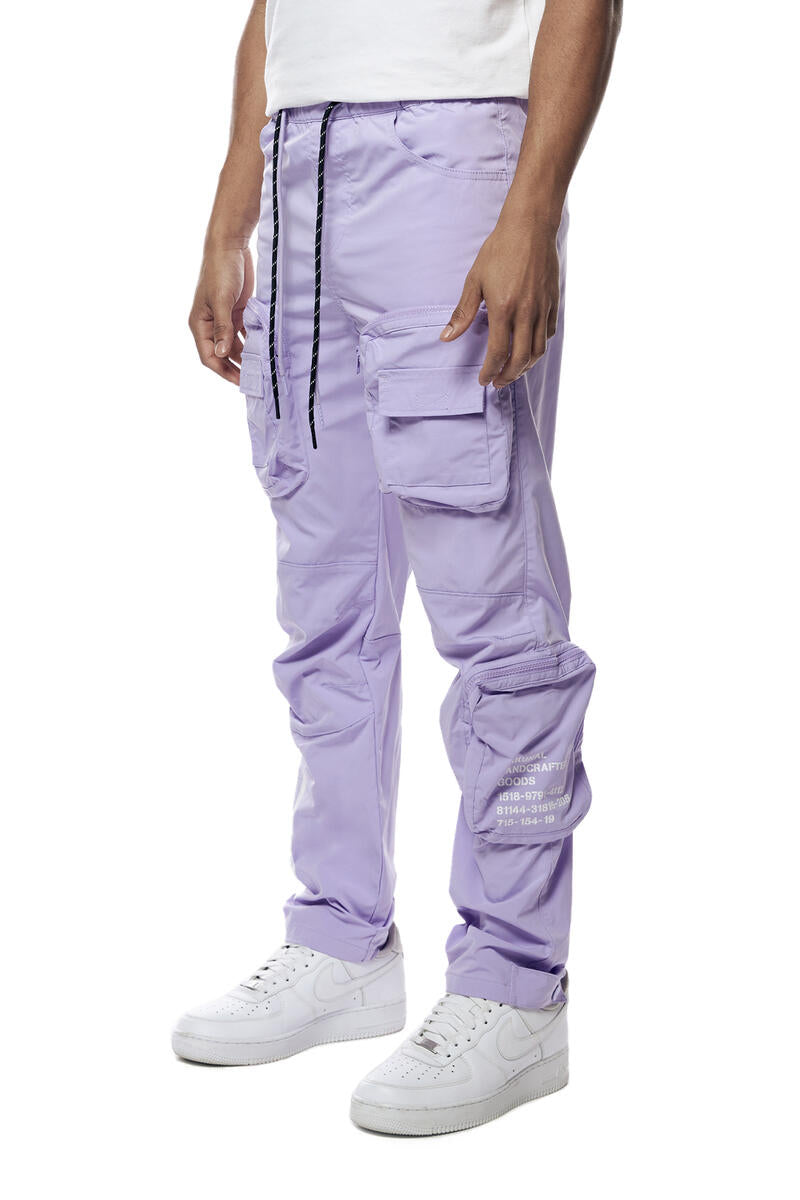 Rise Nylon Cargo Pants Voilt 23182