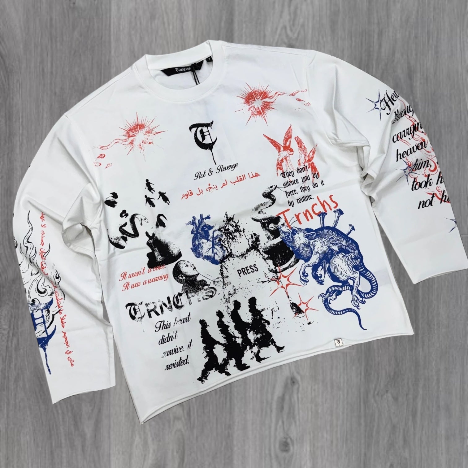 Trnchs - Field Notes - T Shirt - White - 18