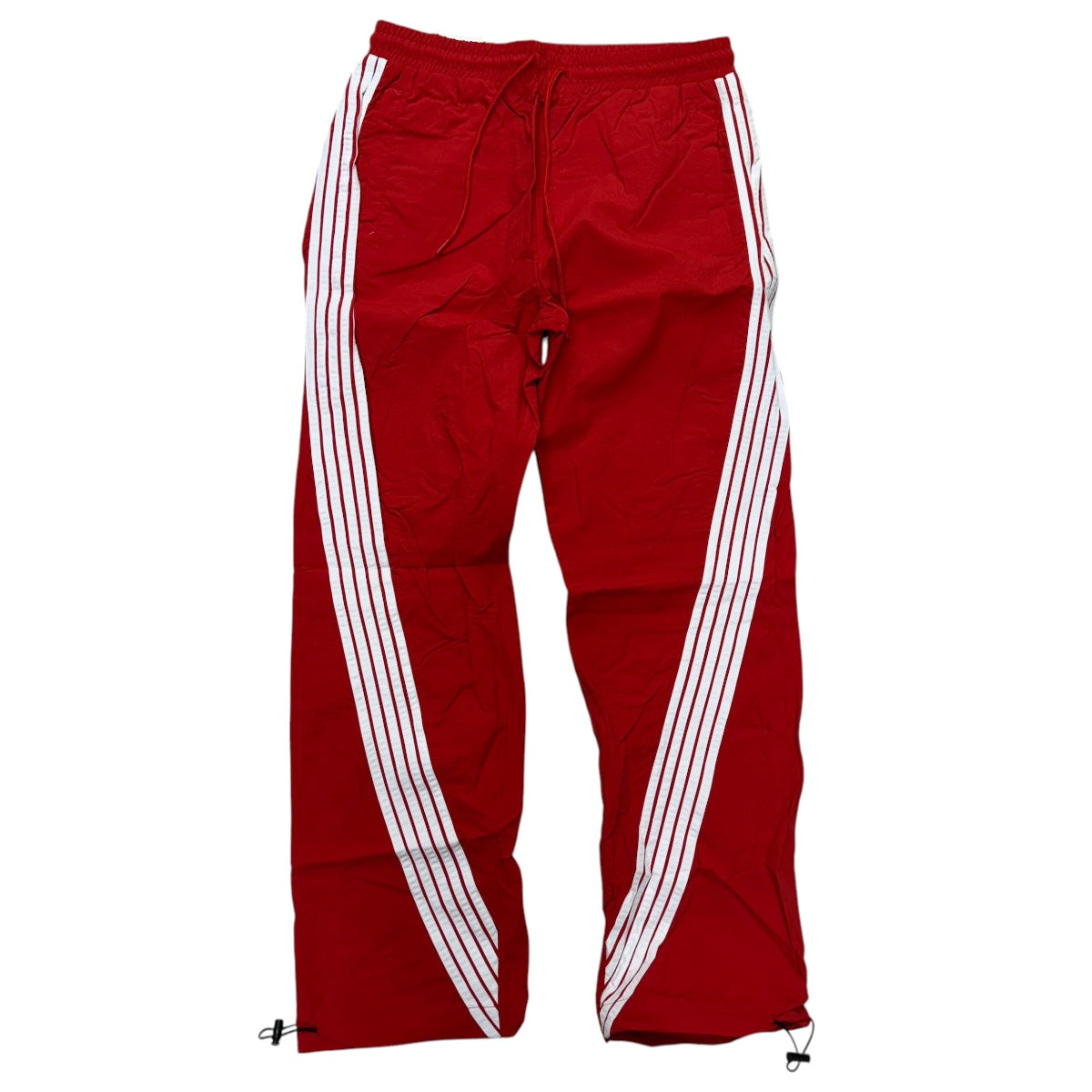 Rebel Nylon Stripes Regualr Fit Pants Red white 480