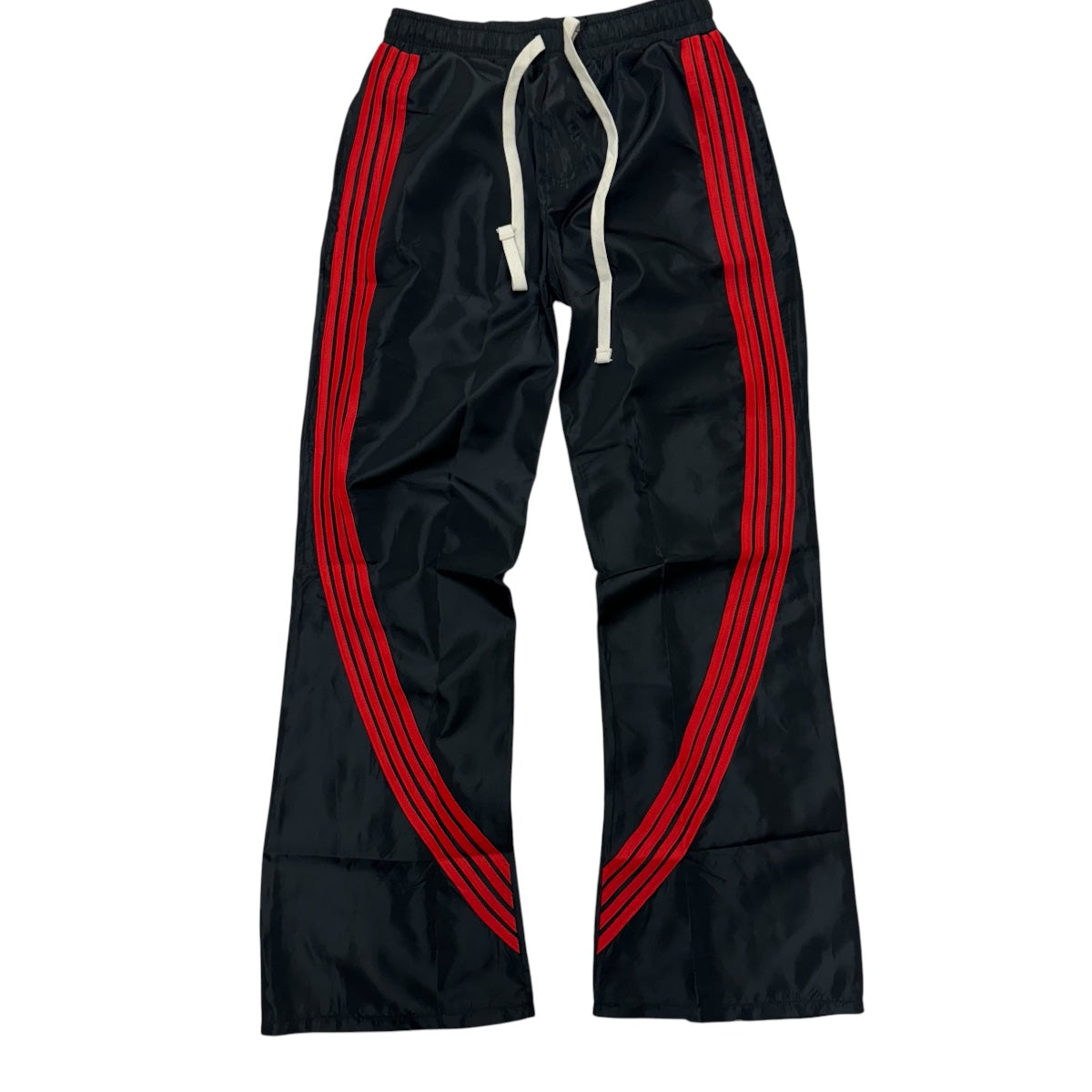 Narr Nylon Stacked Pant Black Red (fit Slim, go up 1 size )