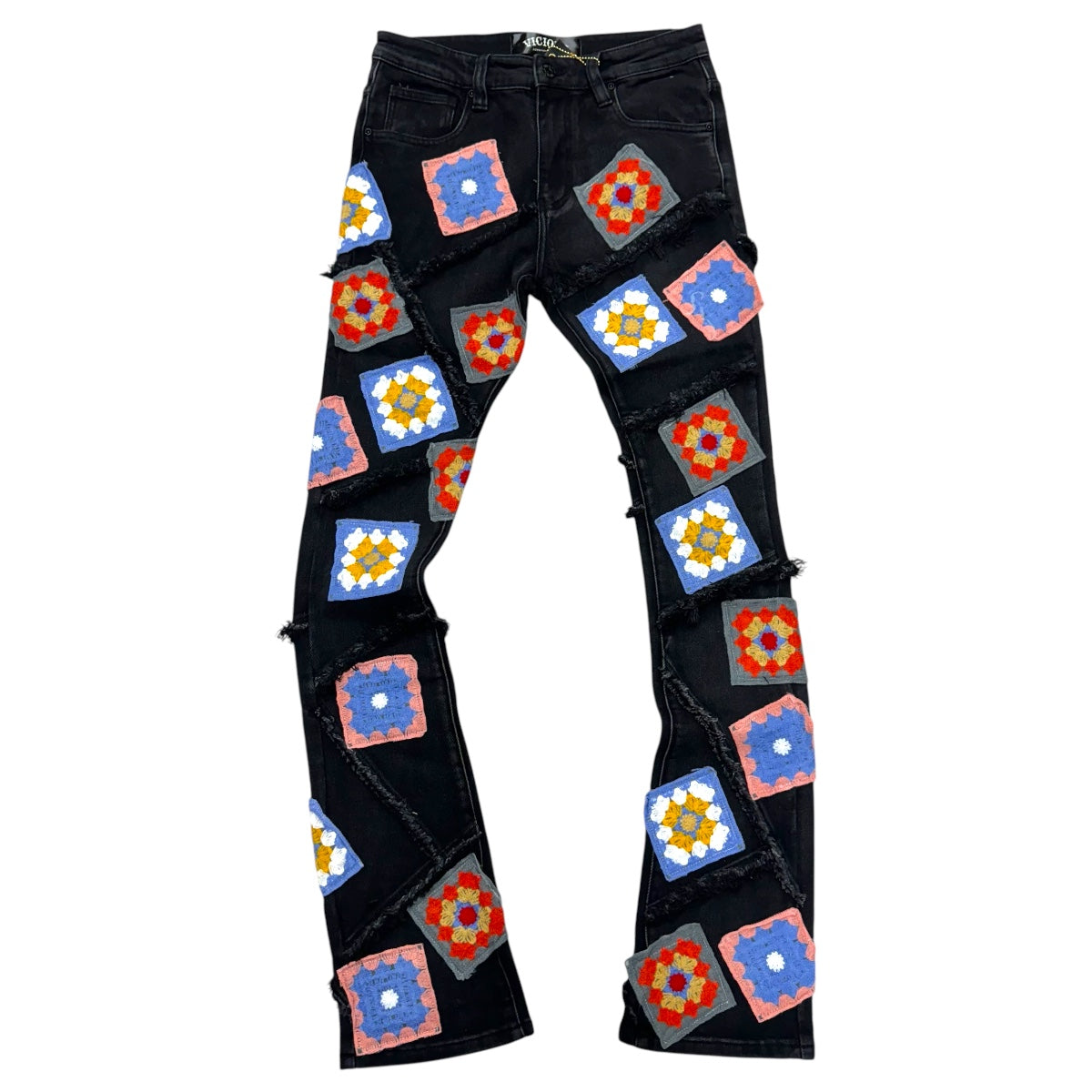 Vicious Stacked PatchWork Denim vc848