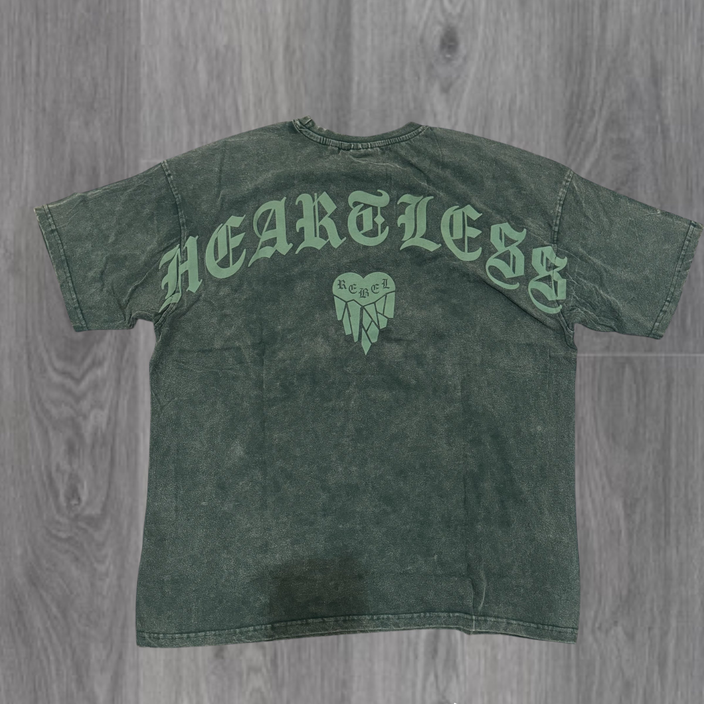 Rebel Heartless Short Set Olive 970 170