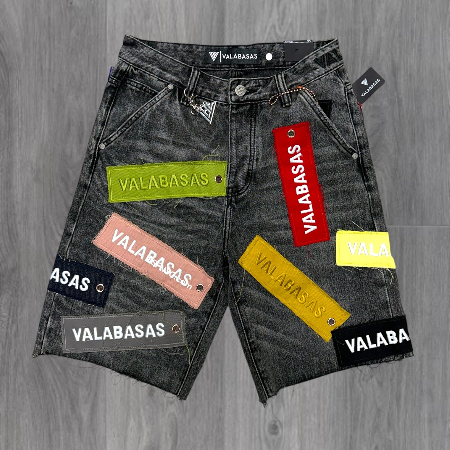 Valabasas - The Banner Denim shorts - Jet -Grey Wash -1031