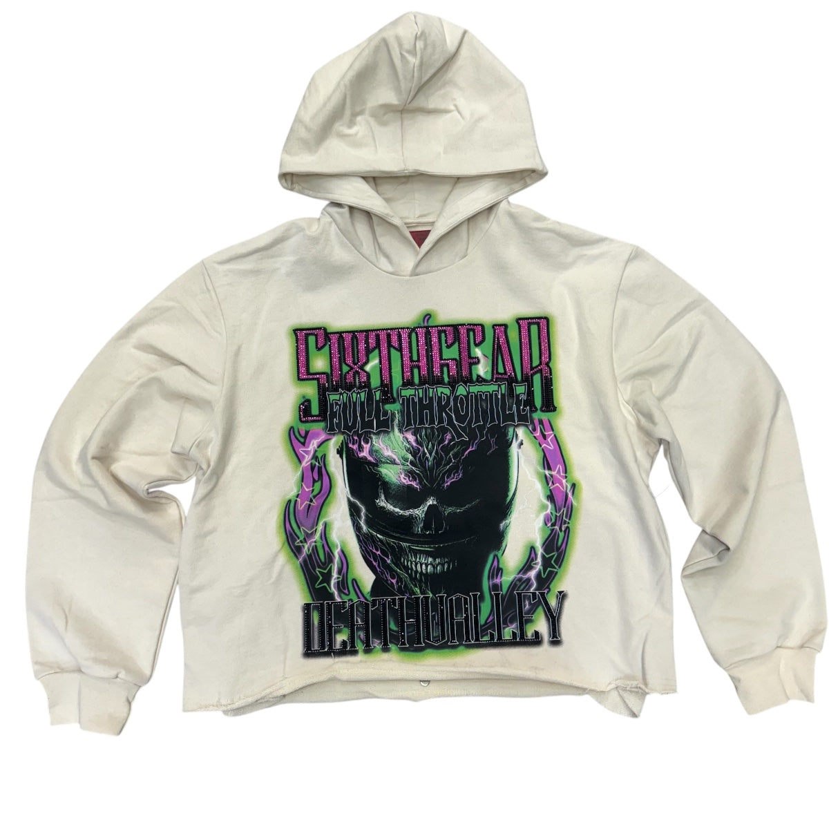 RadBoyz D.Vally Cut Off Hoodie Cream 113