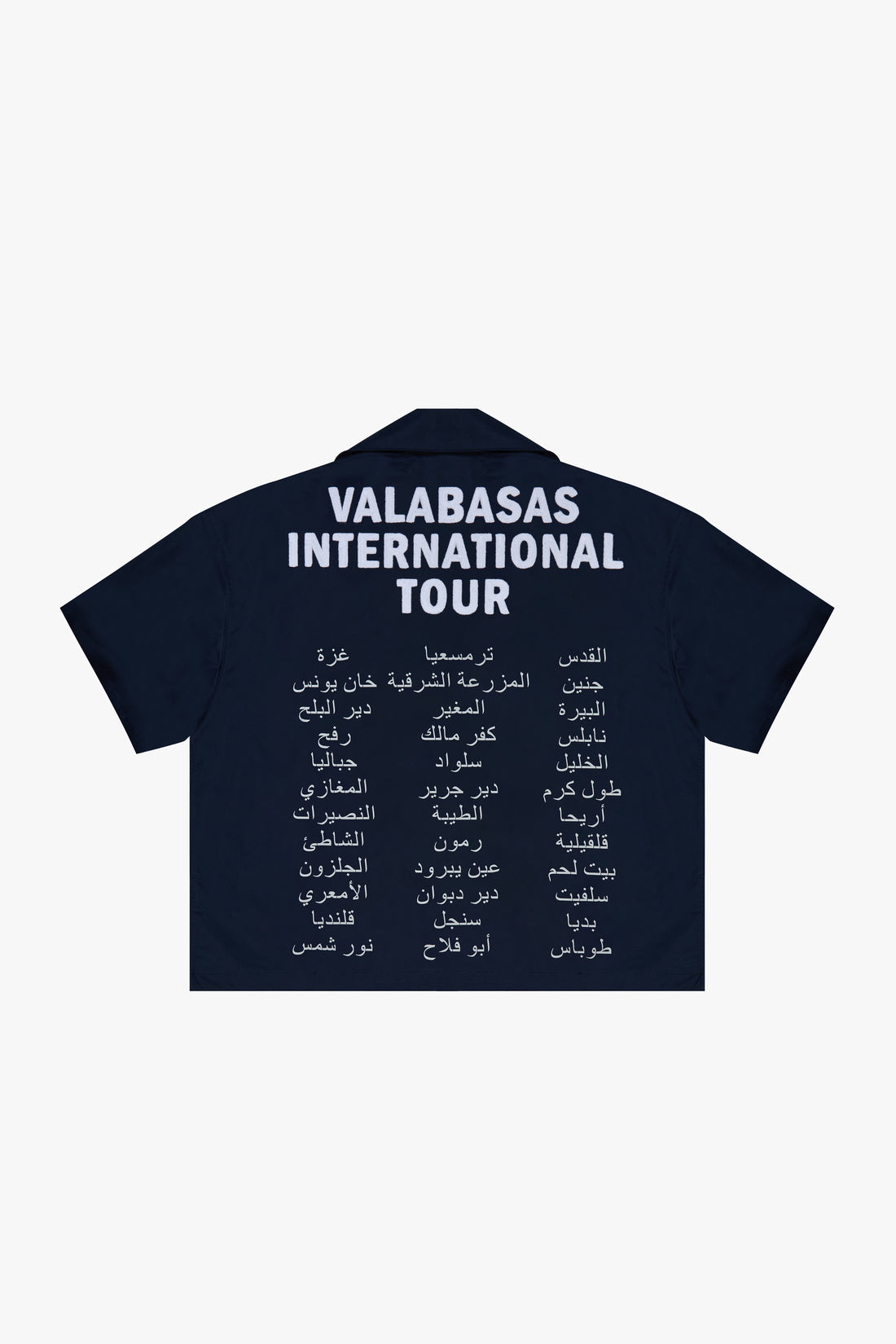 Valabasas Tour Button Down Shirt Navy 001