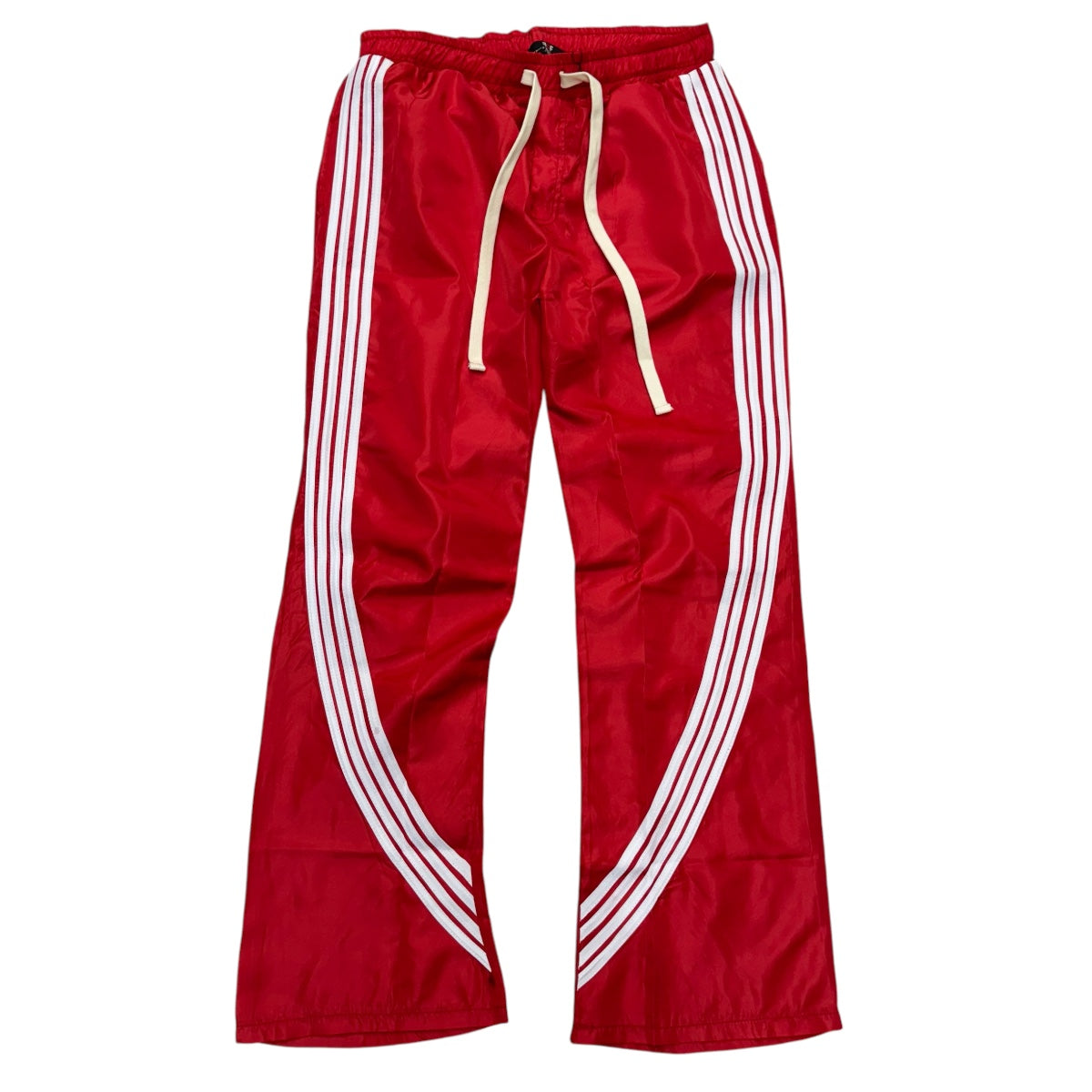 Narr stacked Nylon Pants Red White (fit Slim, go up 1 size )