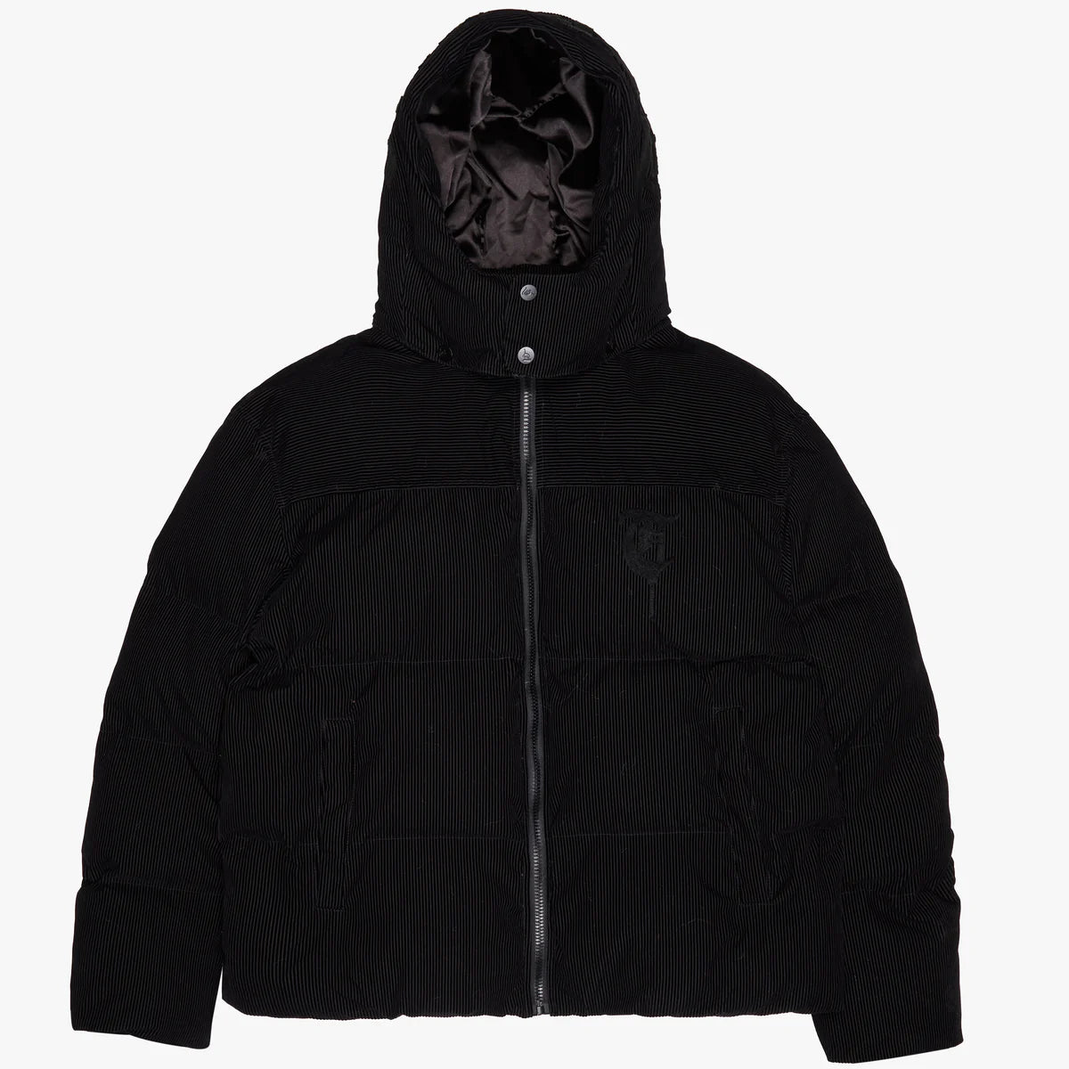 Trnchs -BUBBLE BOY Corduroy PUFFER - BLK - 507