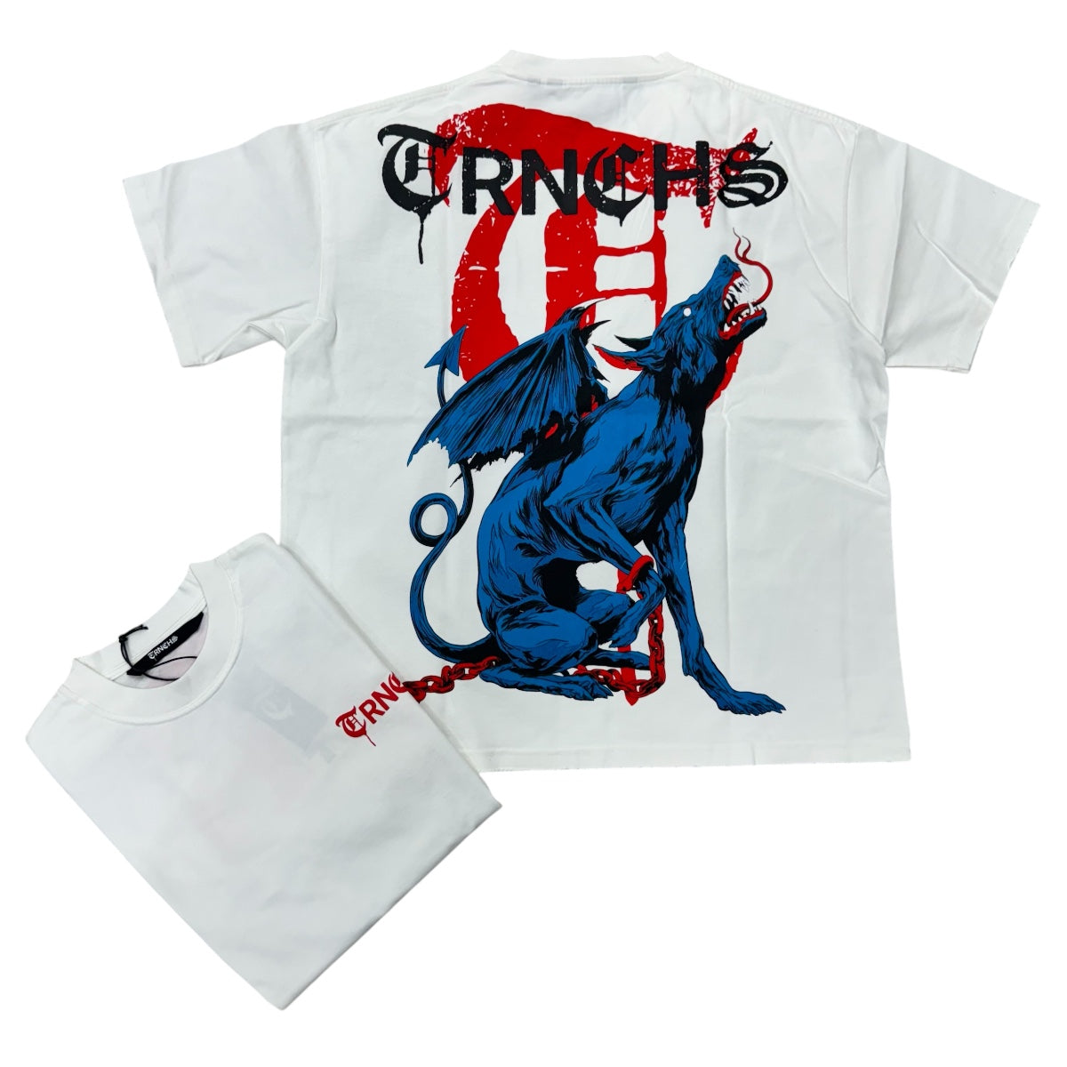 TRNCHS Conquer Vintage Tee white 859