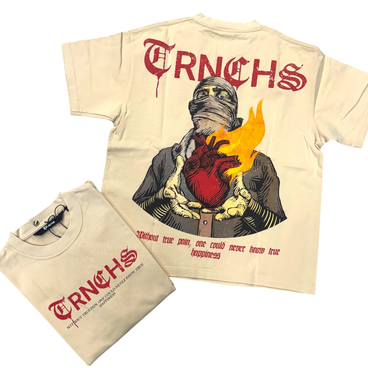 Trnchs Great Pain Vintage Tee Cream 910