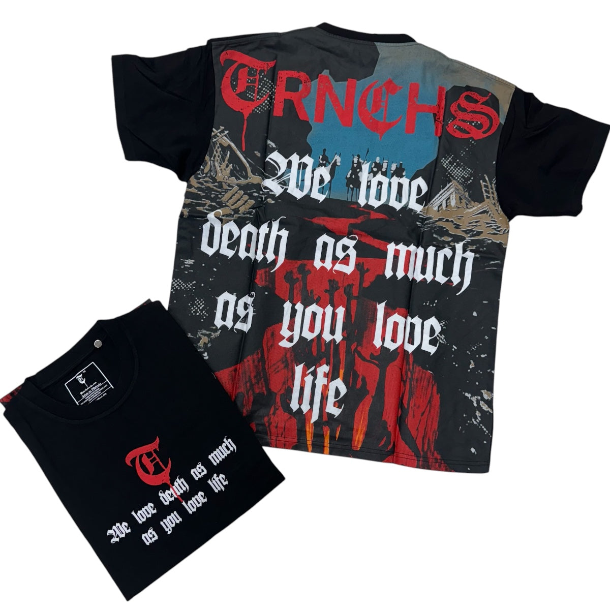 Trnchs Khandaq Vintage Tee Black 827