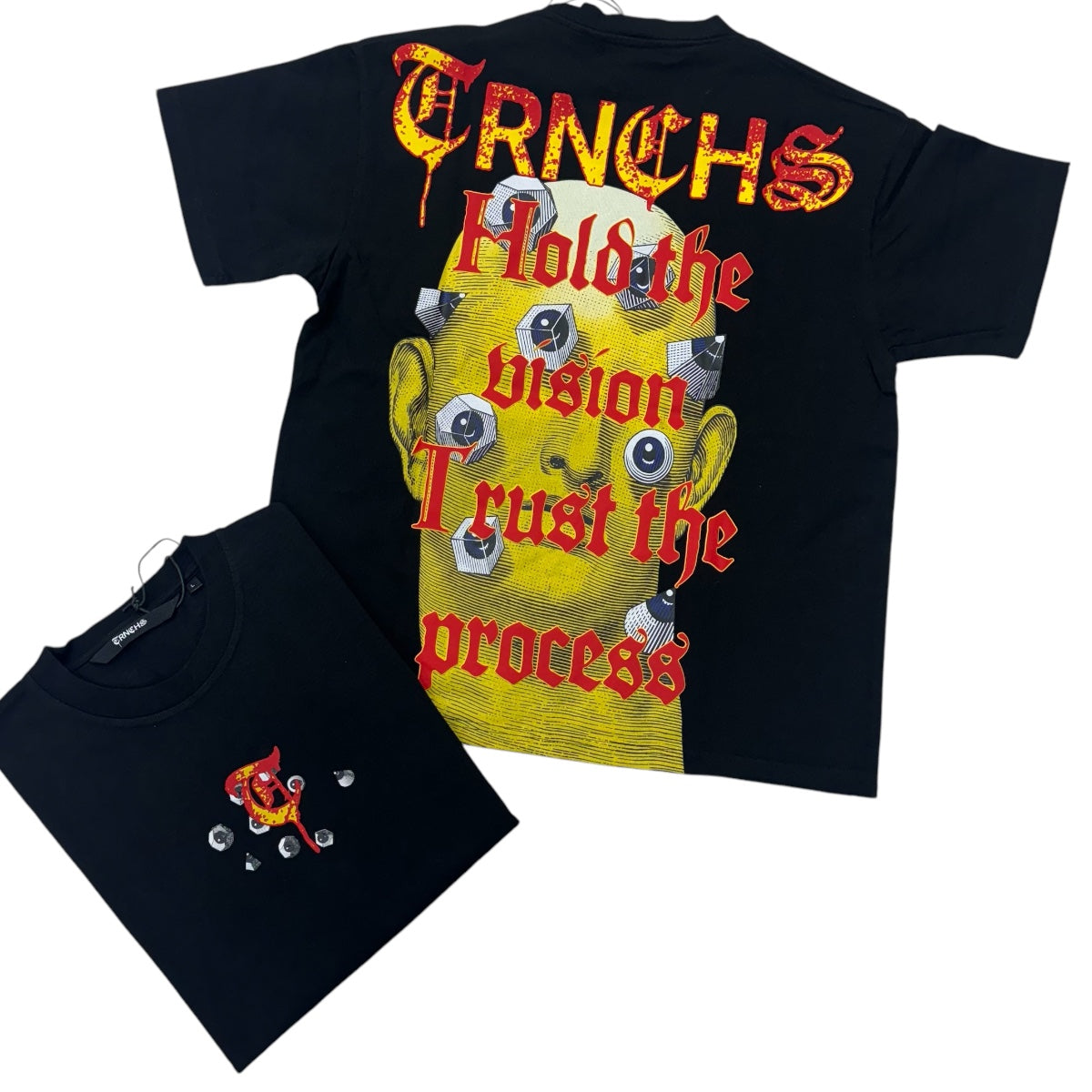 Trnchs Layers Of Vision Vintage Tee Black 656