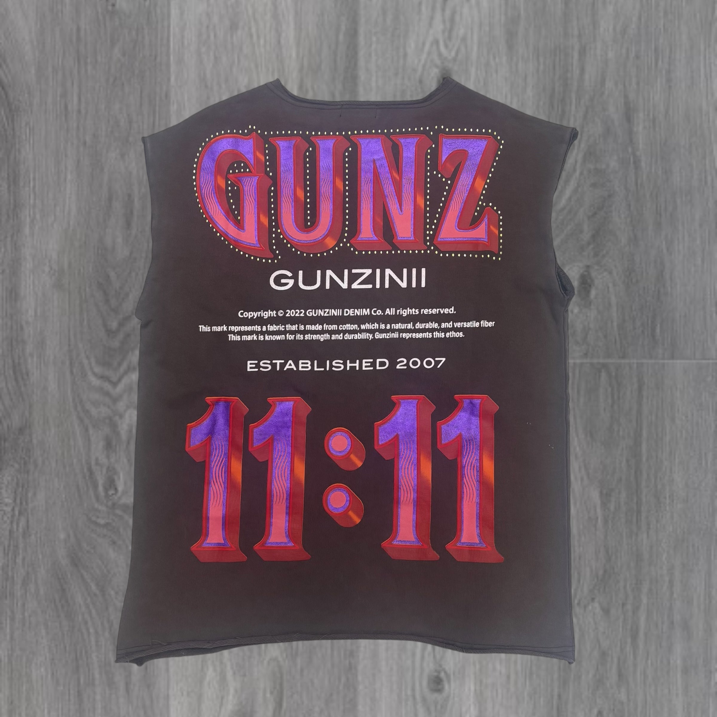 Gunzinii 11:11 Sleeveless Top Brown GZ690