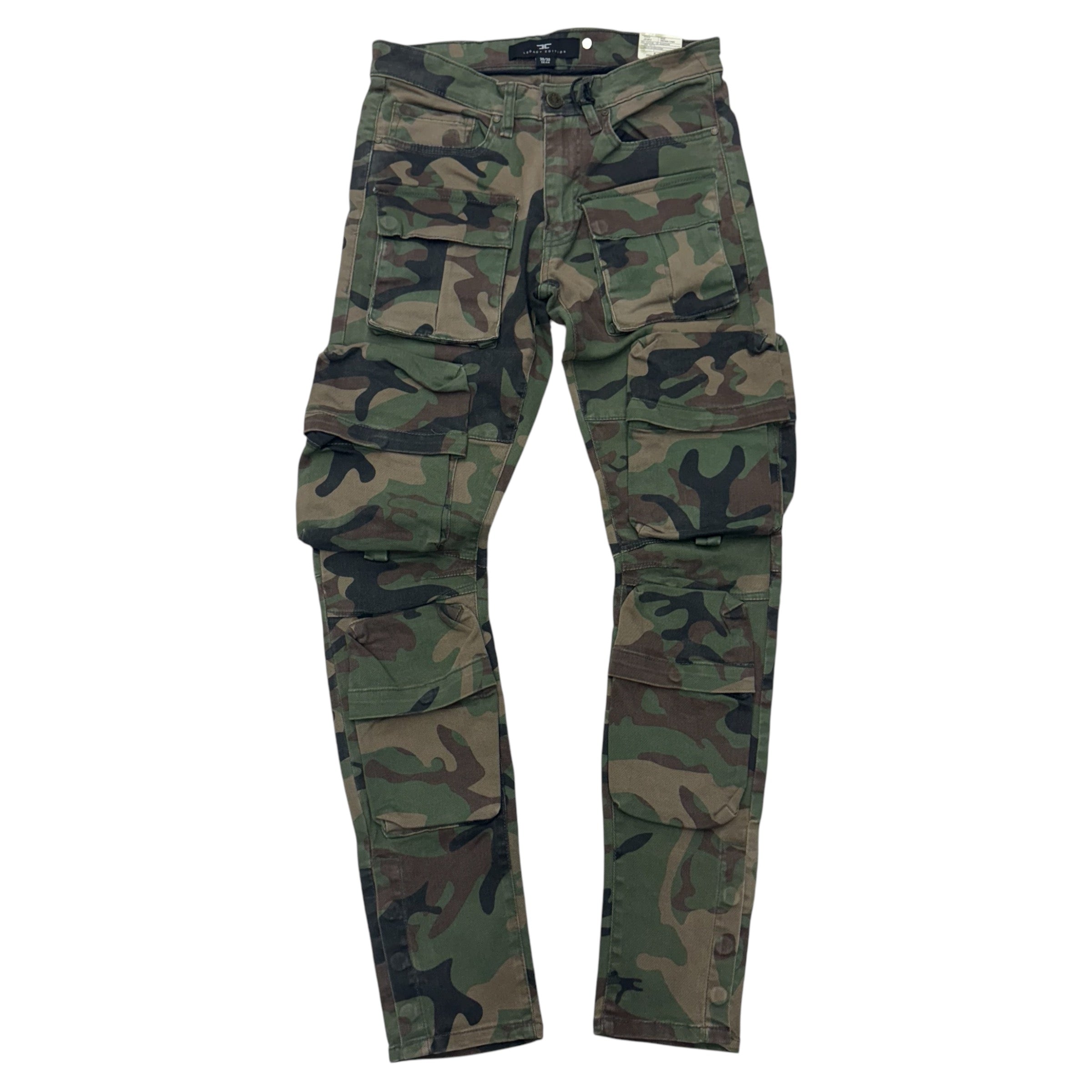 JC Utility Slim Denim Vintage Camo js1281c