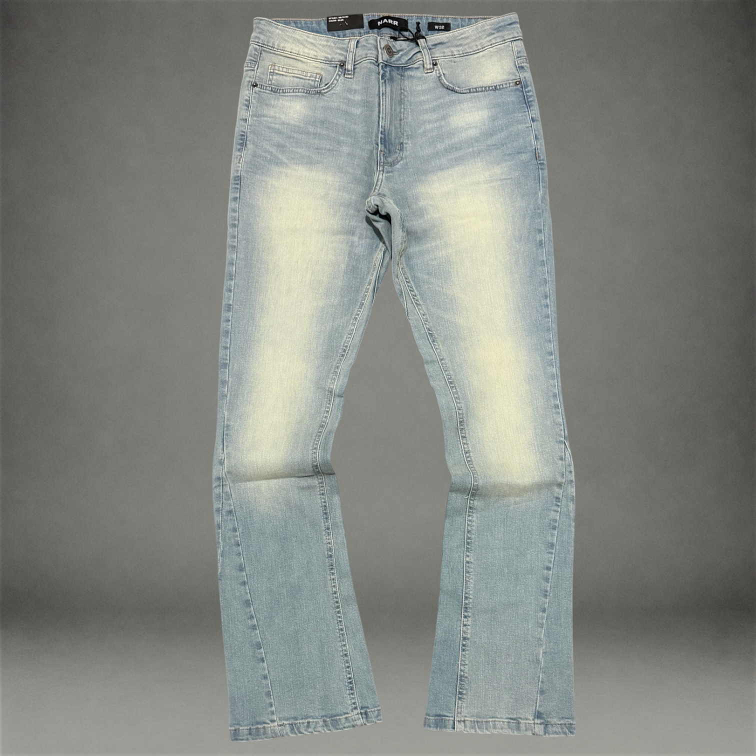 Narr - Flare Clean Denim - Blue - 70152