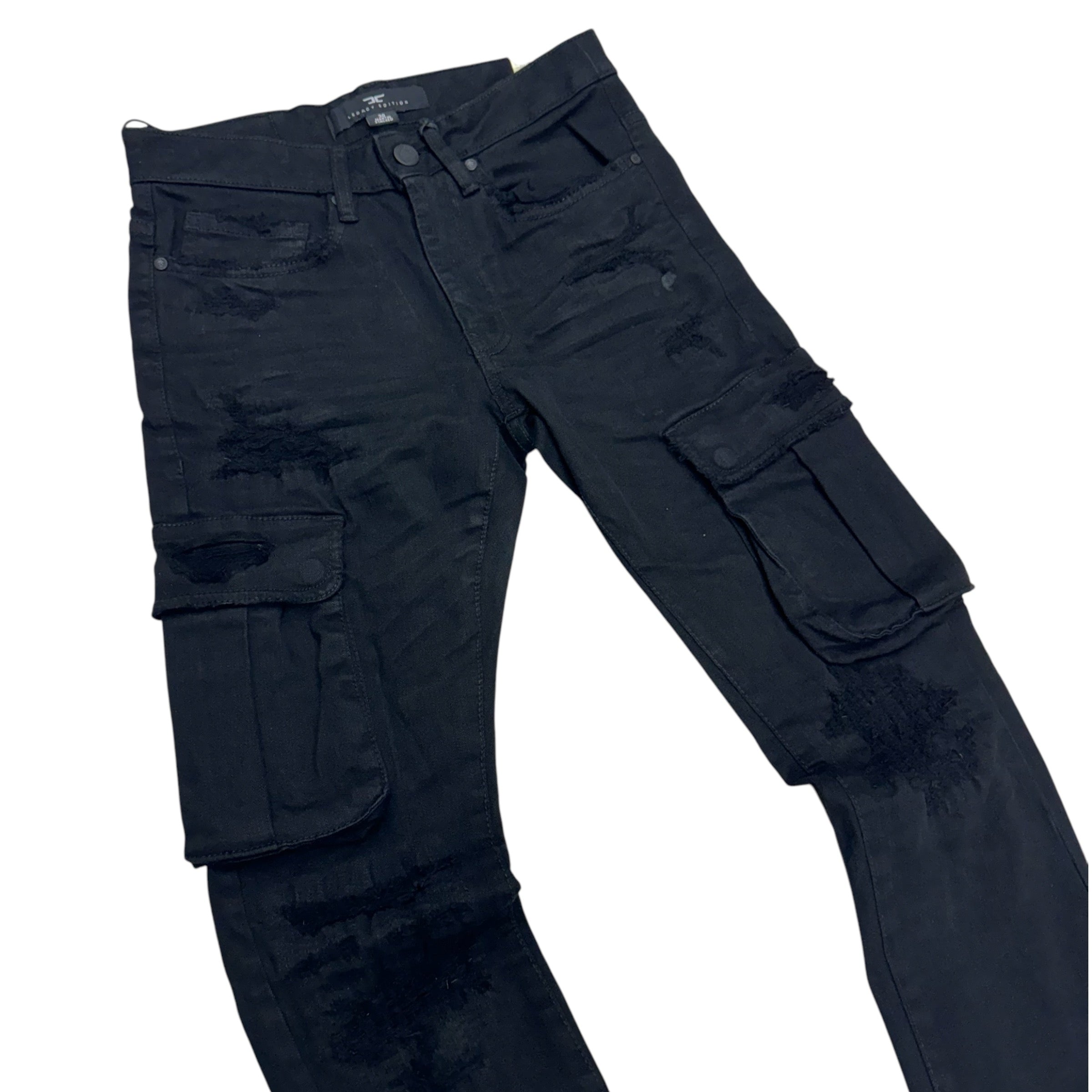 Jc Stacked Cargo Black jtf1263