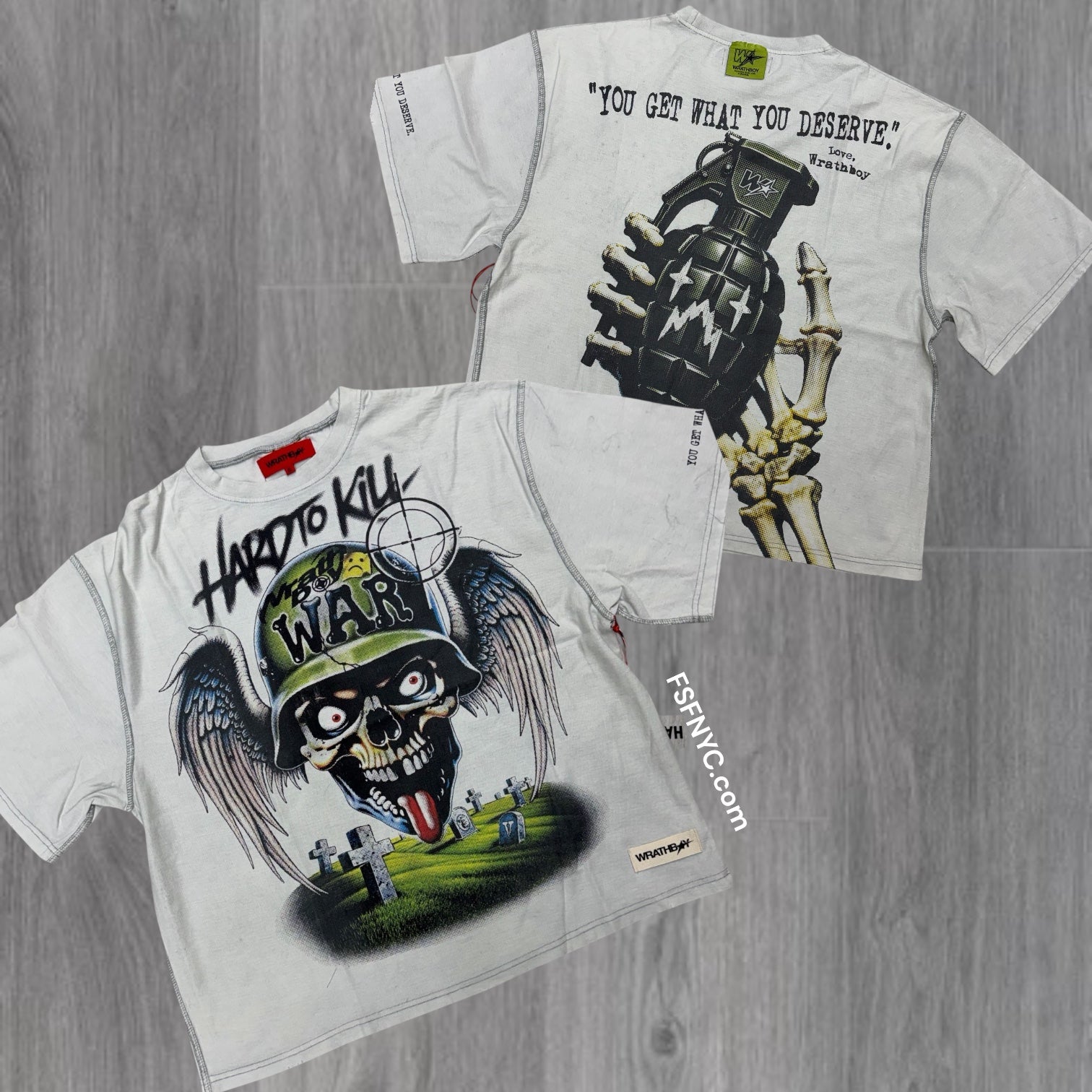 WrathBoy - Deserve T-shirt - Grey - 603