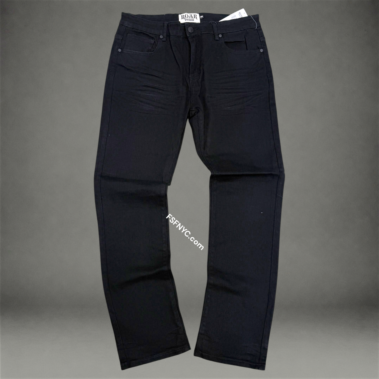 Roar - Clean Slim Denim - Jet Black 43410