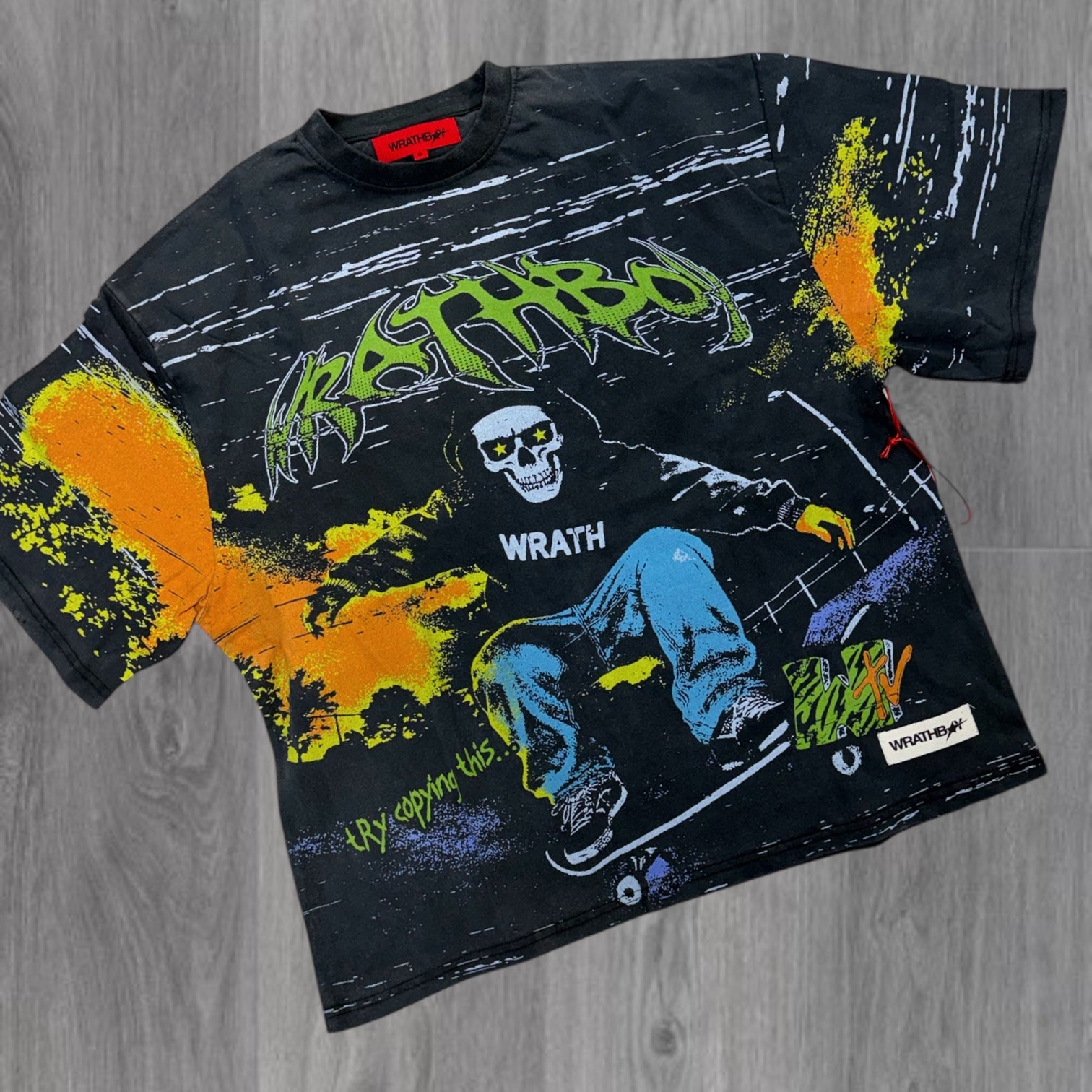 WrathBoy - i See you T-shirt - Black - 607