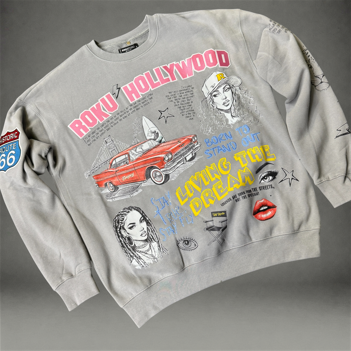 Roku - Living Dream Crew sweatshirt - Grey 2121