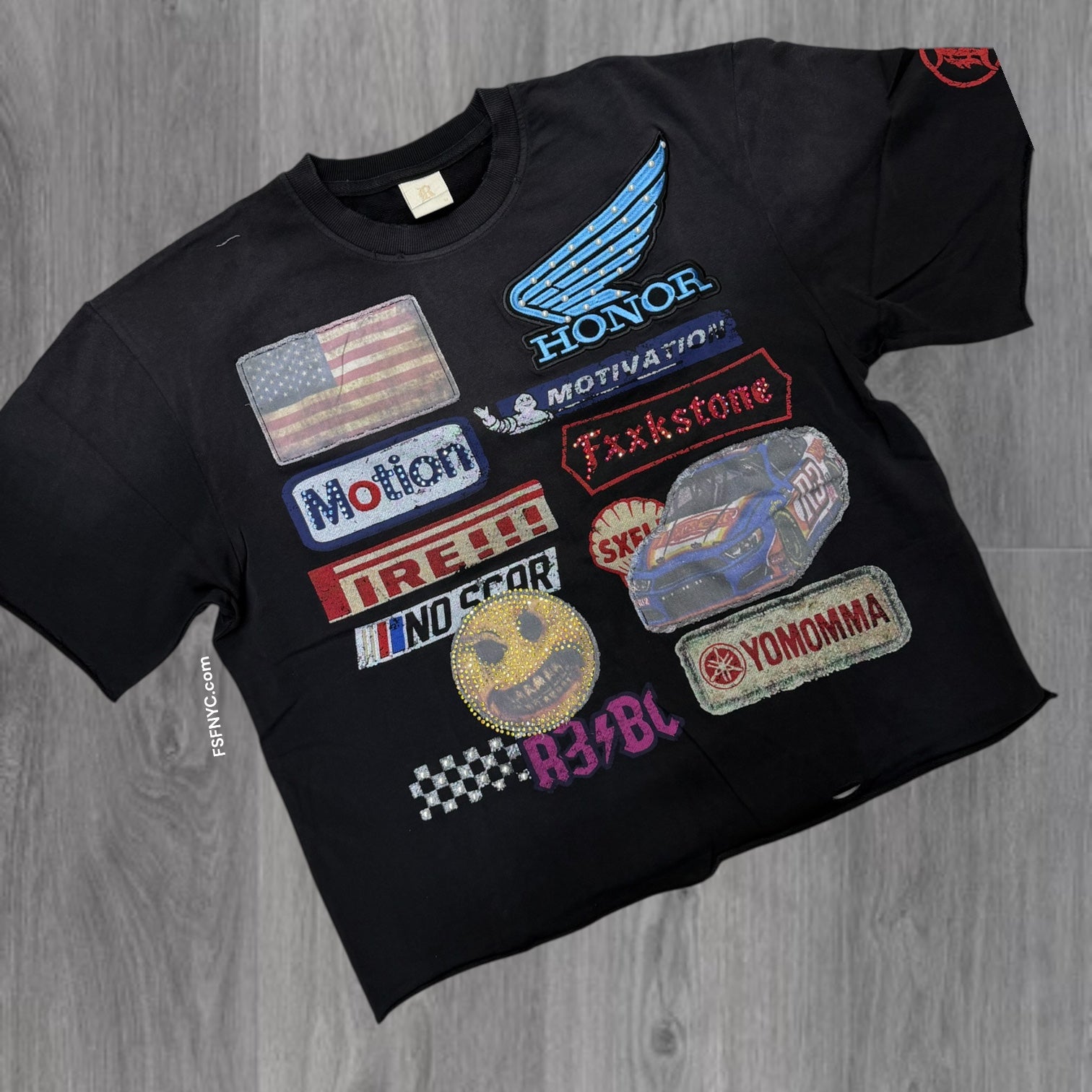 R - High speed T-shirt - Ash Black - 118