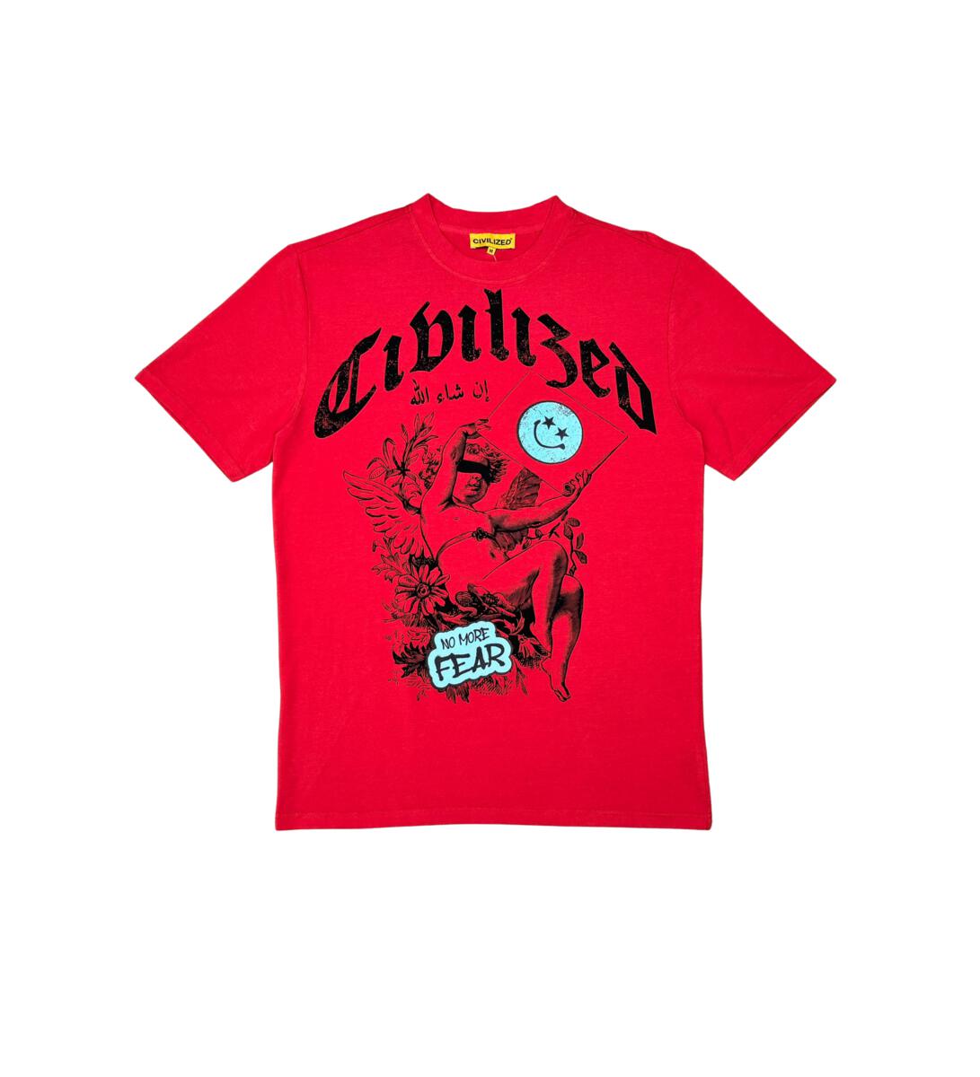 Civil No Fear T-shirt Red 5779