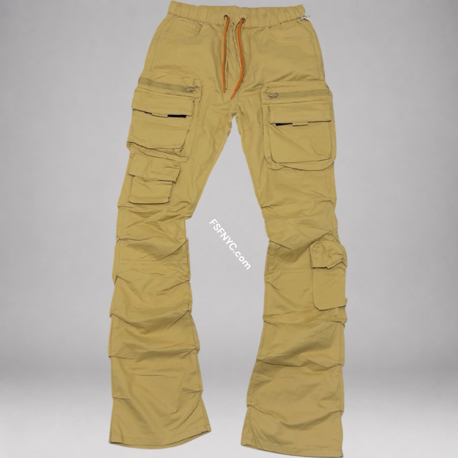 Narr - Stacked Cargo Pants -  khaki - 432